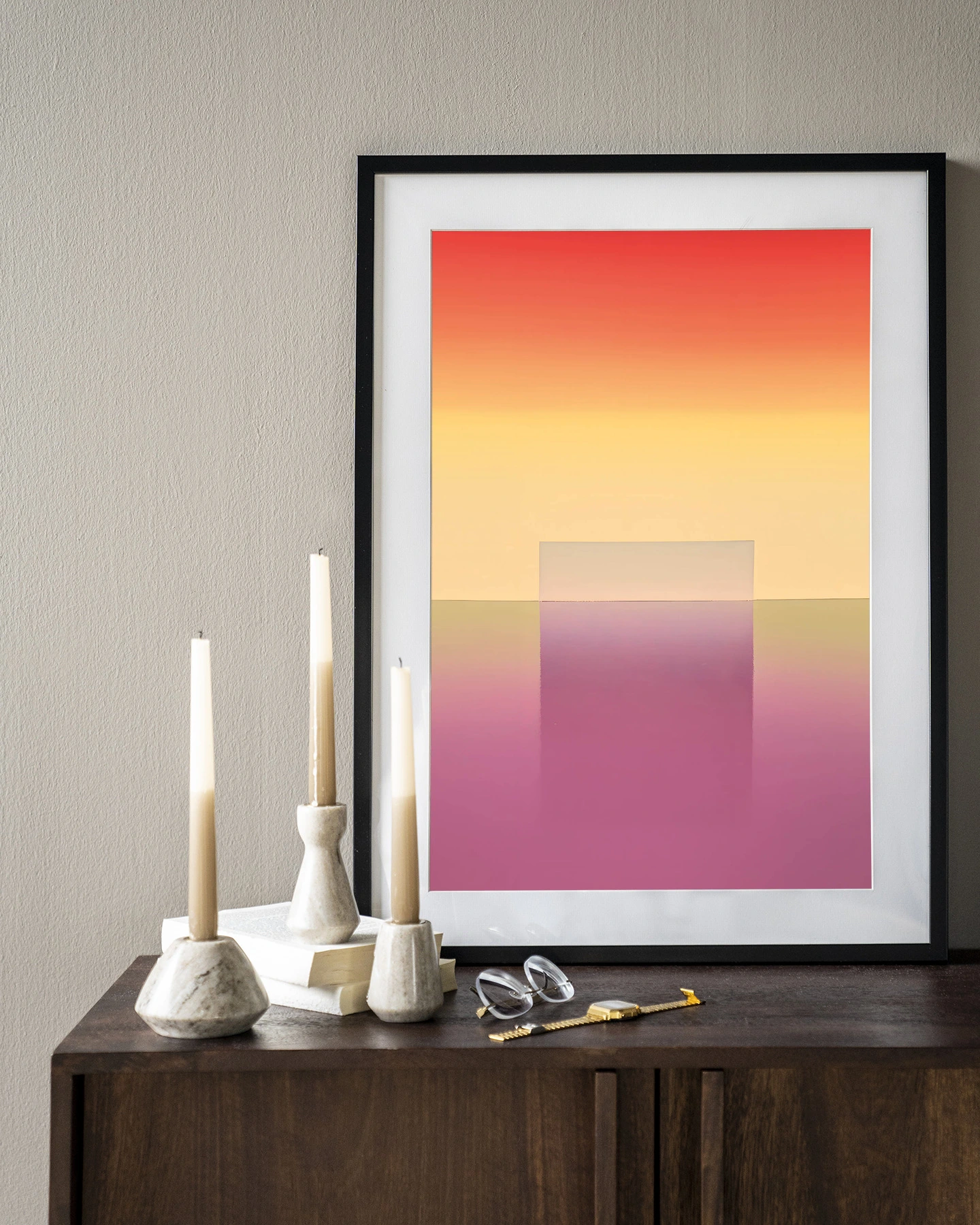 Wandkleed Gradient 1 - Urban Cotton