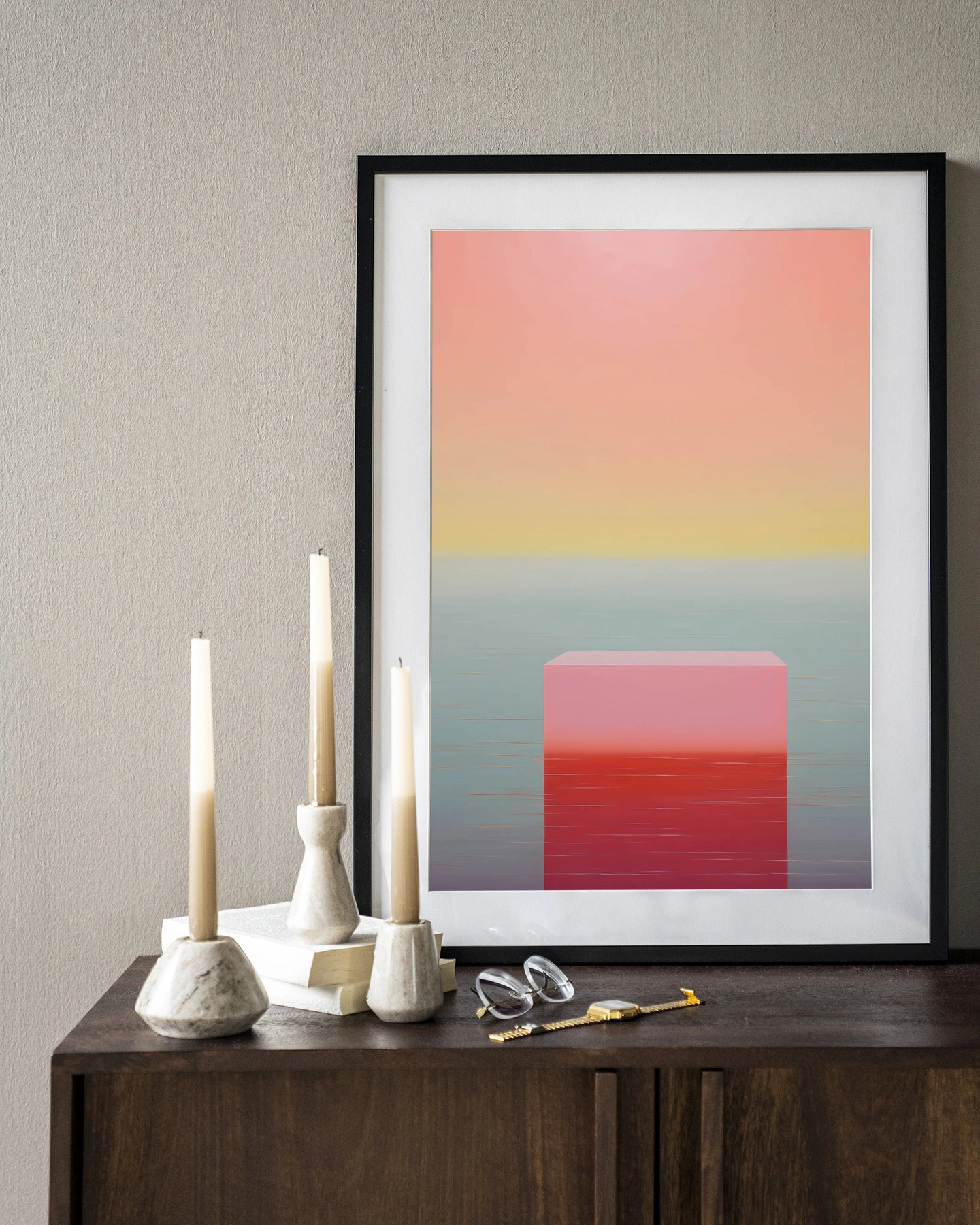 Wandkleed Gradient 3 - Urban Cotton
