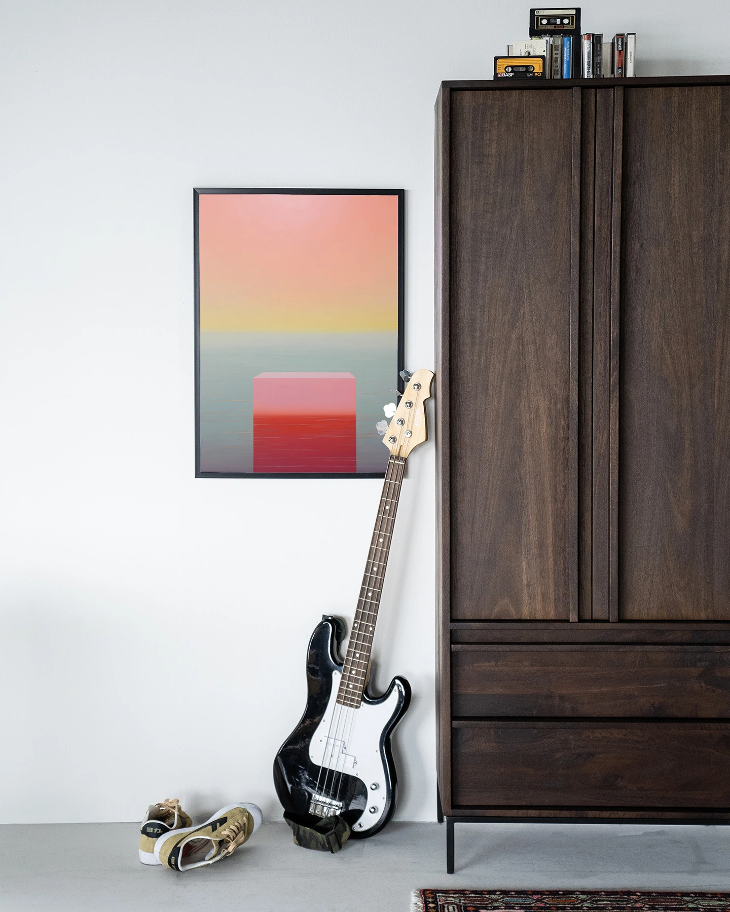 Wandkleed Gradient 3 - Urban Cotton