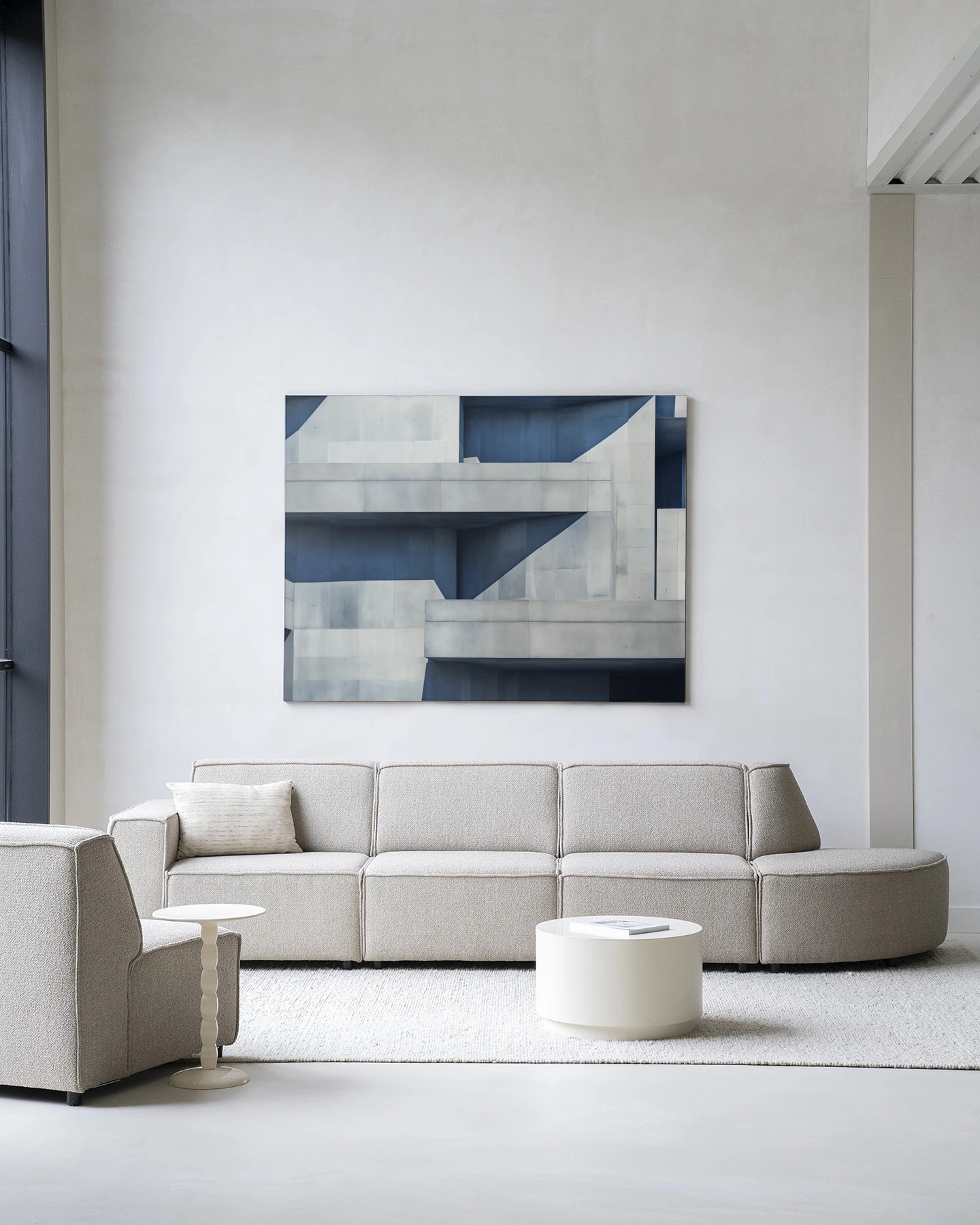 Wandkleed Concrete Cube - Urban Cotton - Urban Cotton