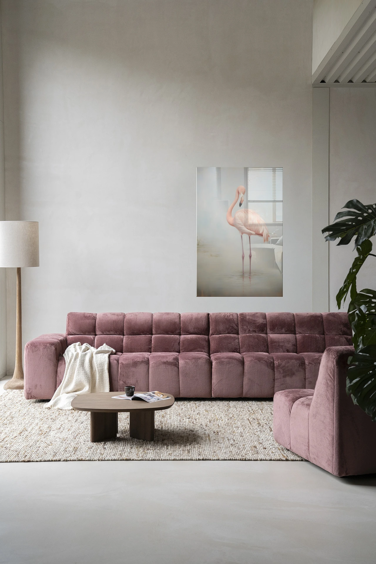 Wandteppich Flamingo Vintage - Urban Cotton