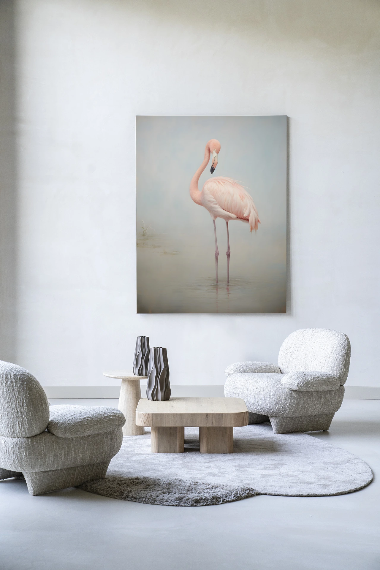 Wandteppich Flamingo Vintage - Urban Cotton
