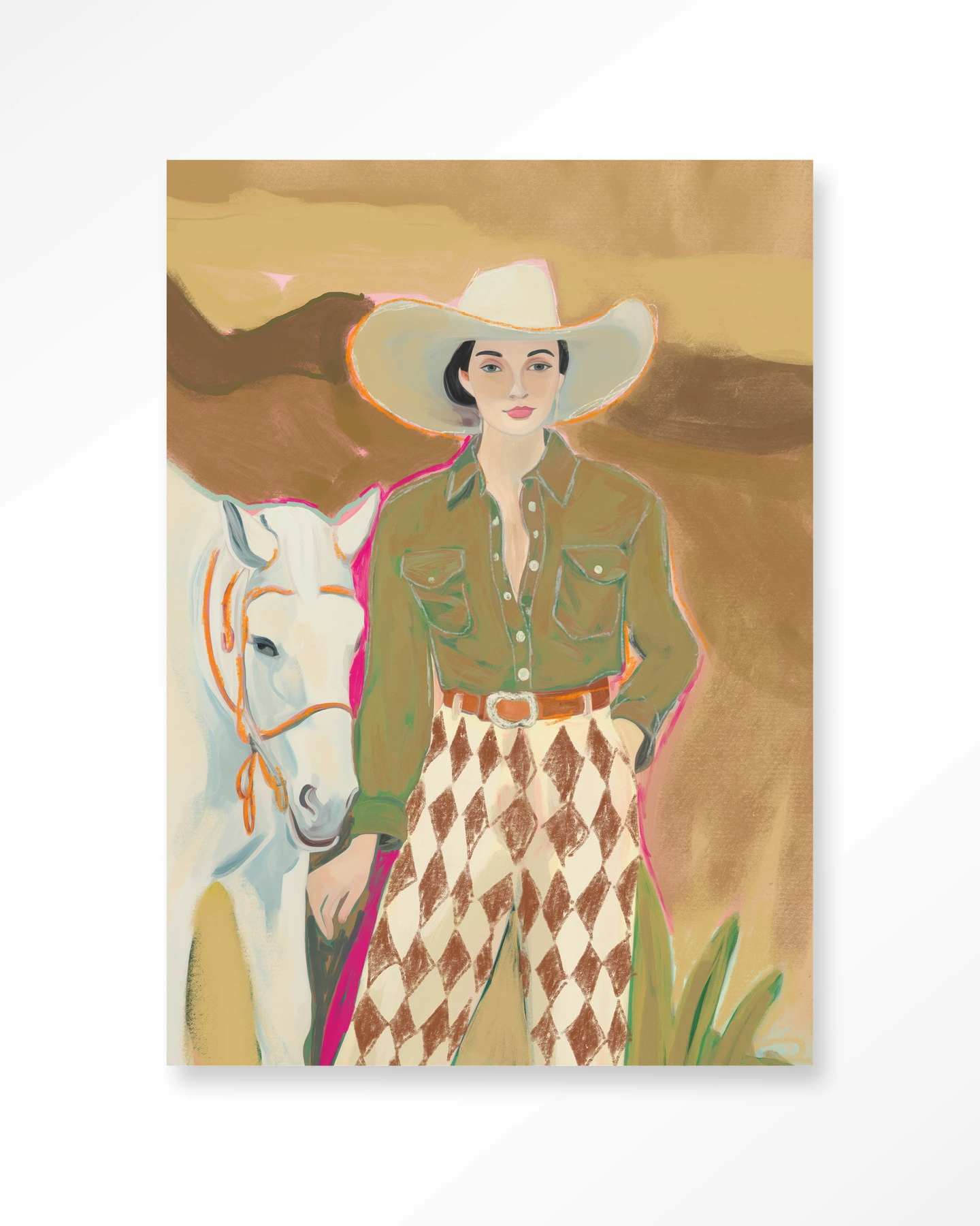Wall Hanging Cowgirl 3 - Urban Cotton - Urban Cotton