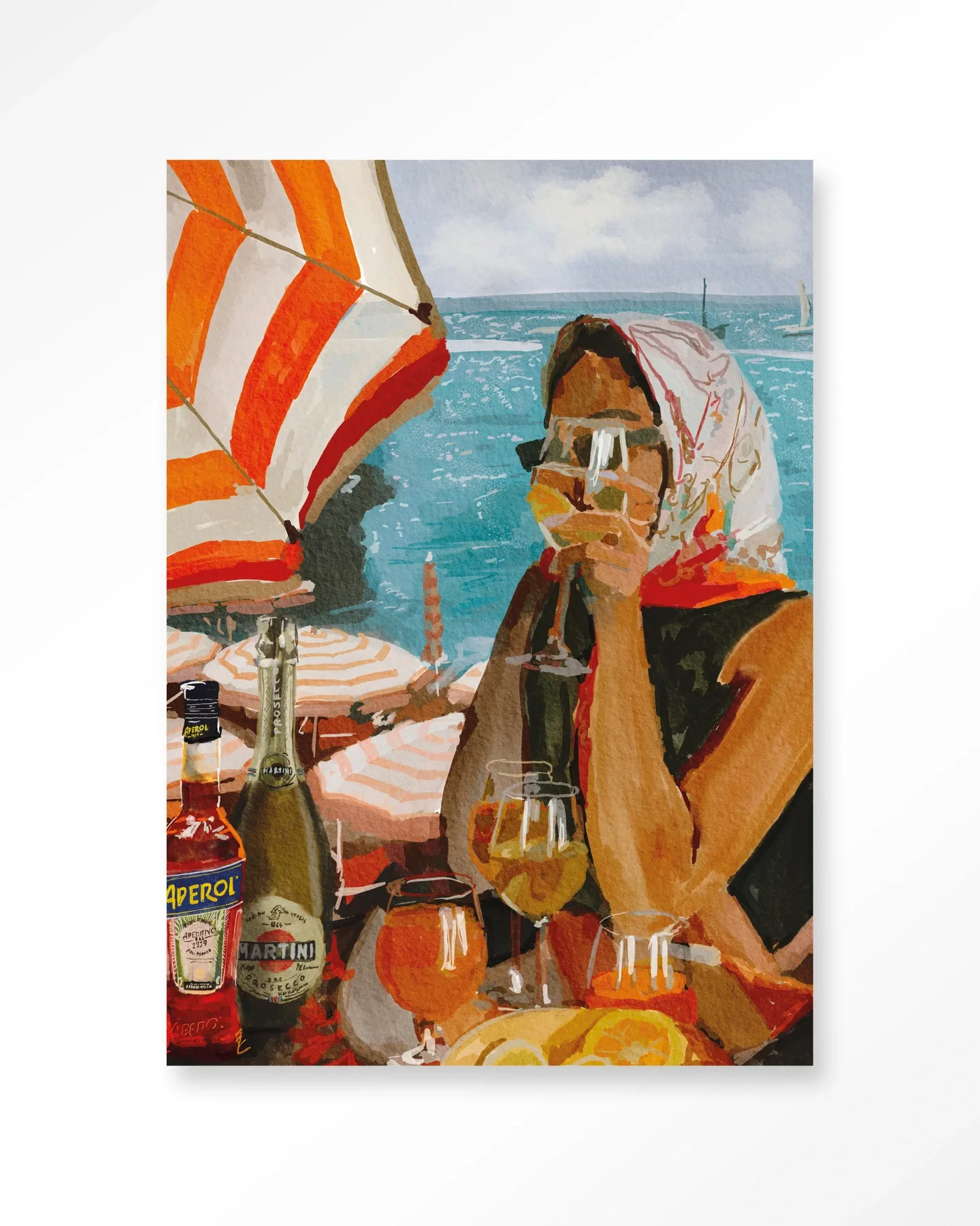 Wandteppich Aperol o'clock - Urban Cotton - Urban Cotton