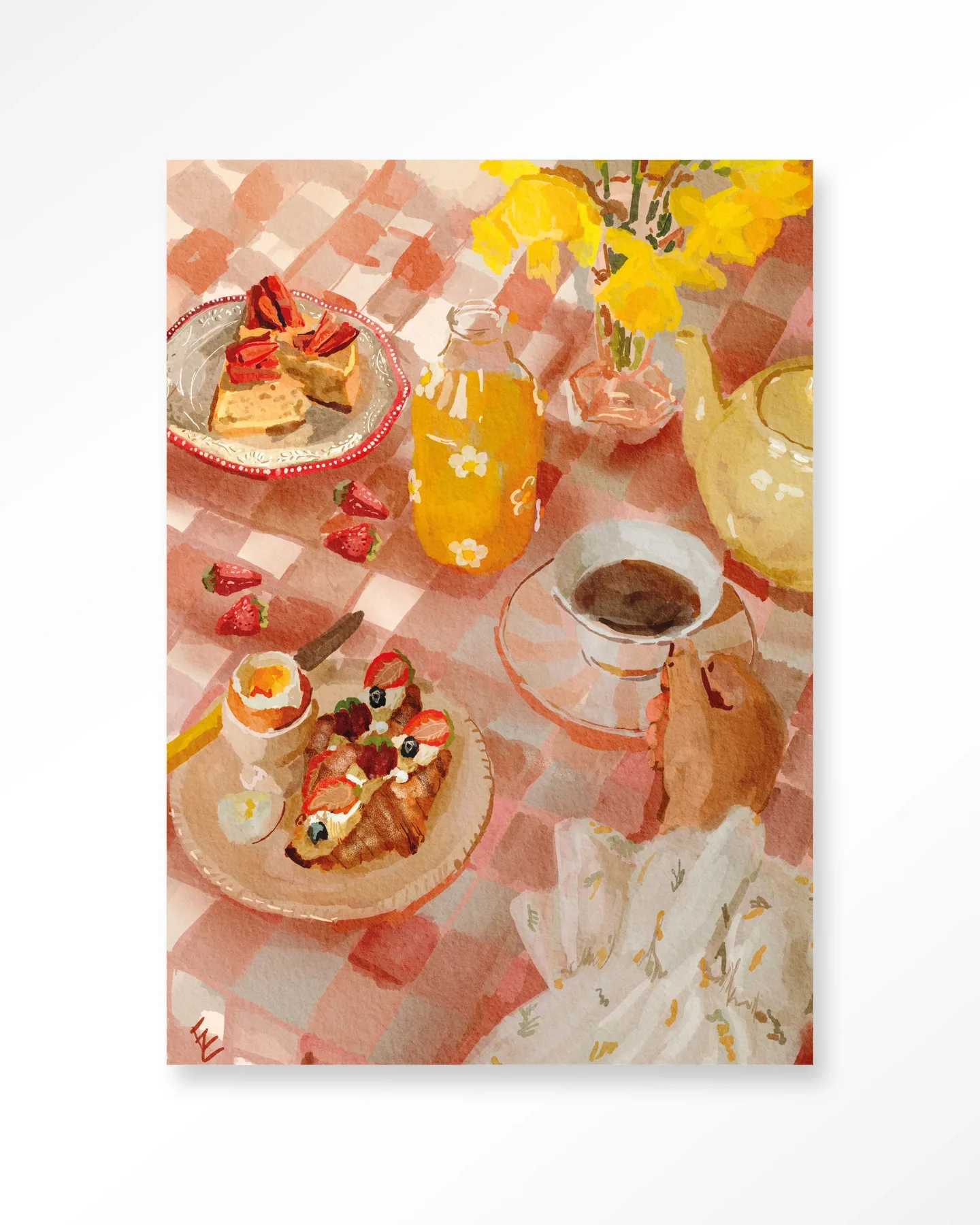 Wall Hanging Spring Breakfast - Urban Cotton - Urban Cotton