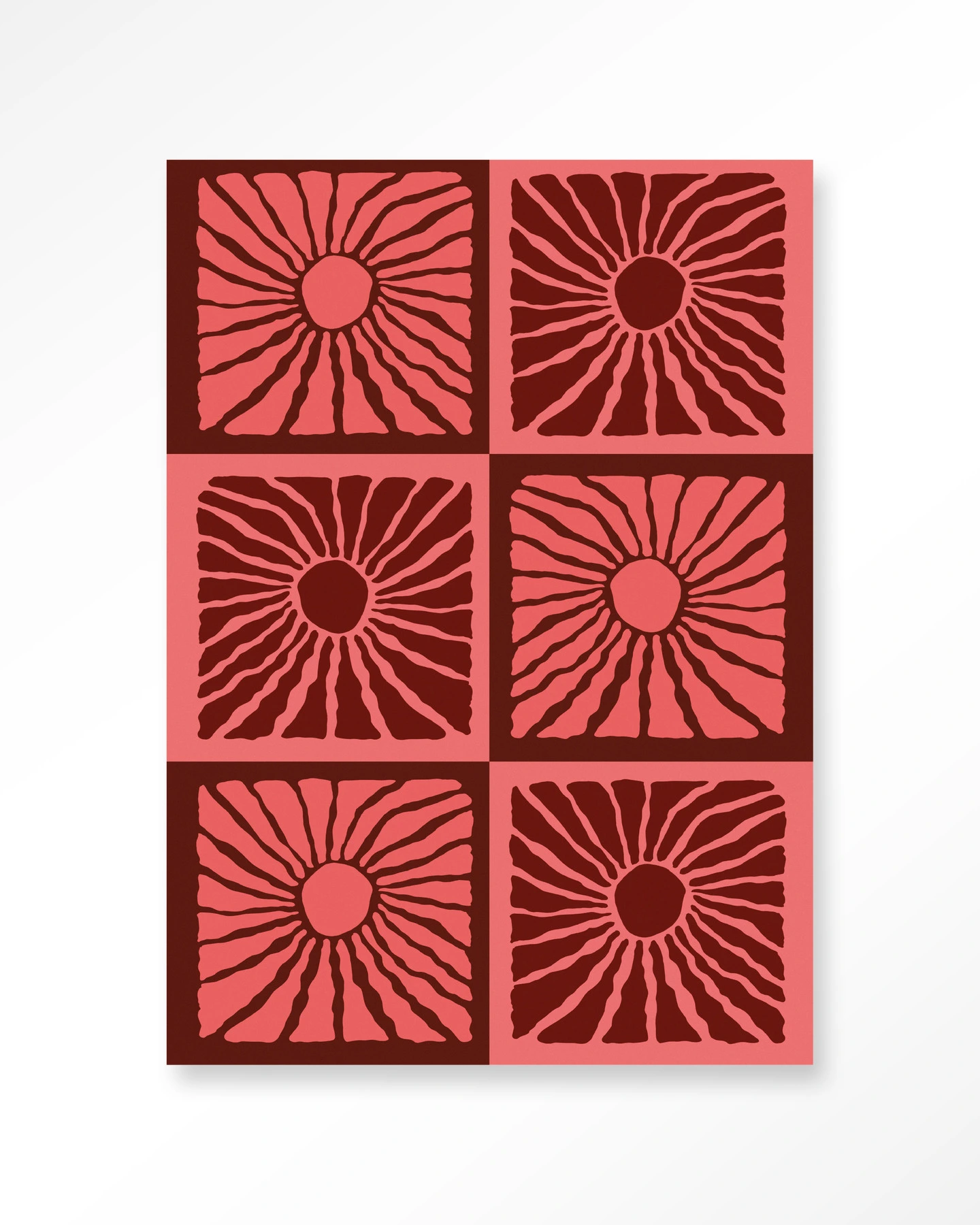 Wall Hanging Suns In Pink - Urban Cotton - Urban Cotton
