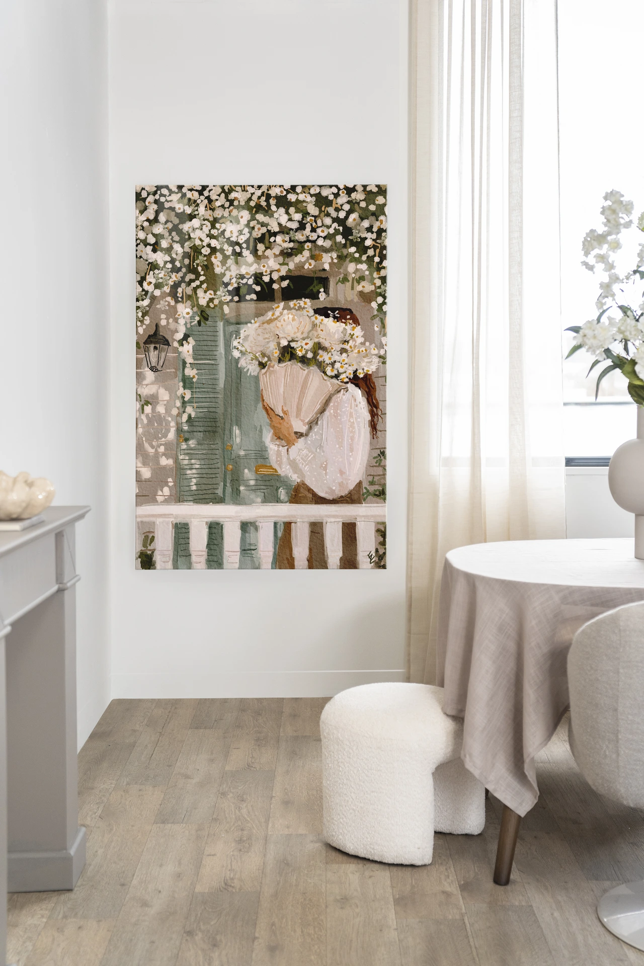 Wall Hanging White Spring - Urban Cotton