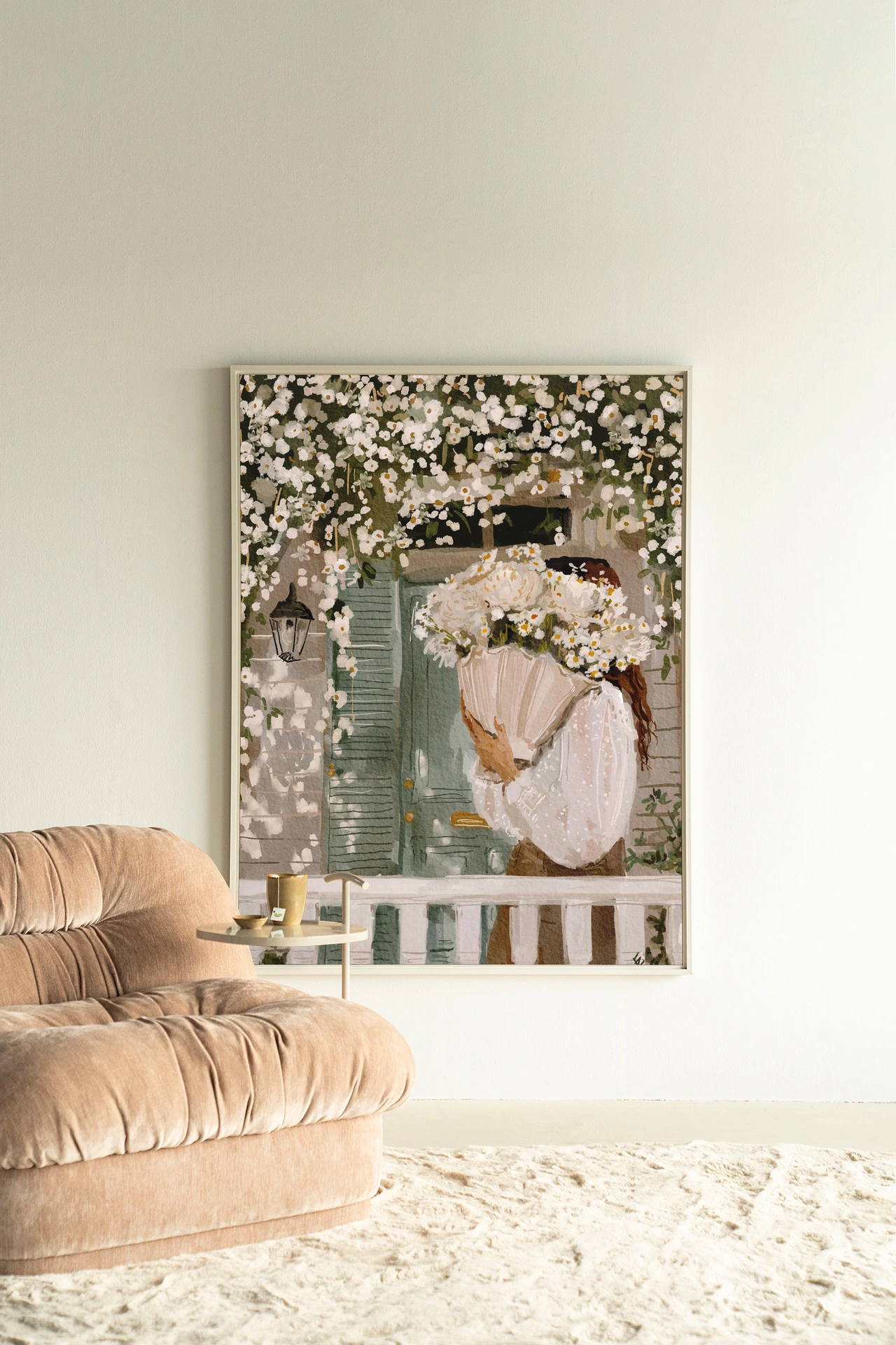 Wall Hanging White Spring - Urban Cotton