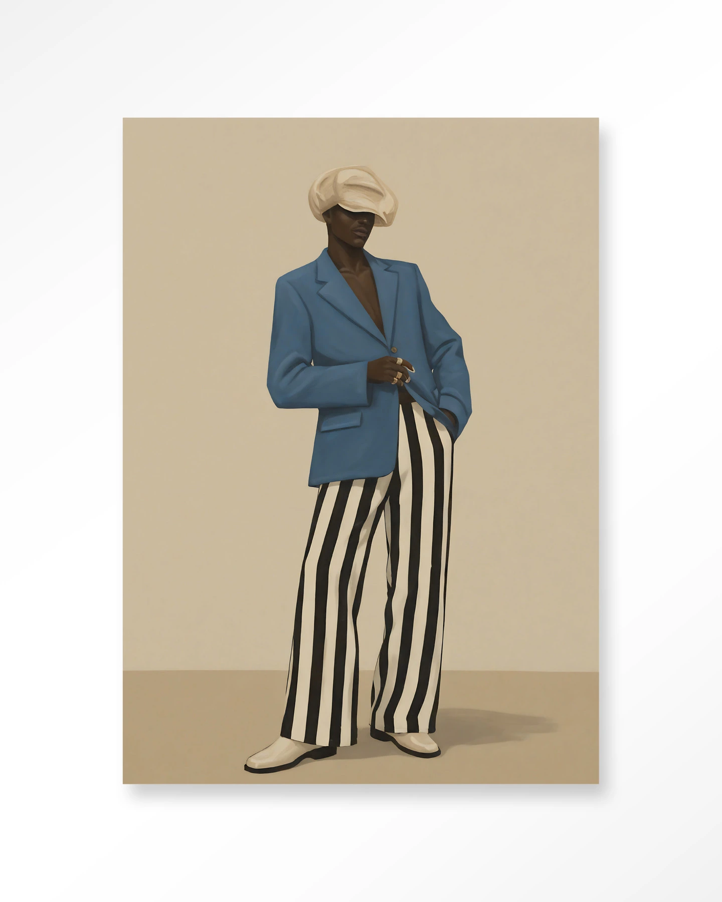Wall Hanging Blue Marlon - Urban Cotton - Urban Cotton