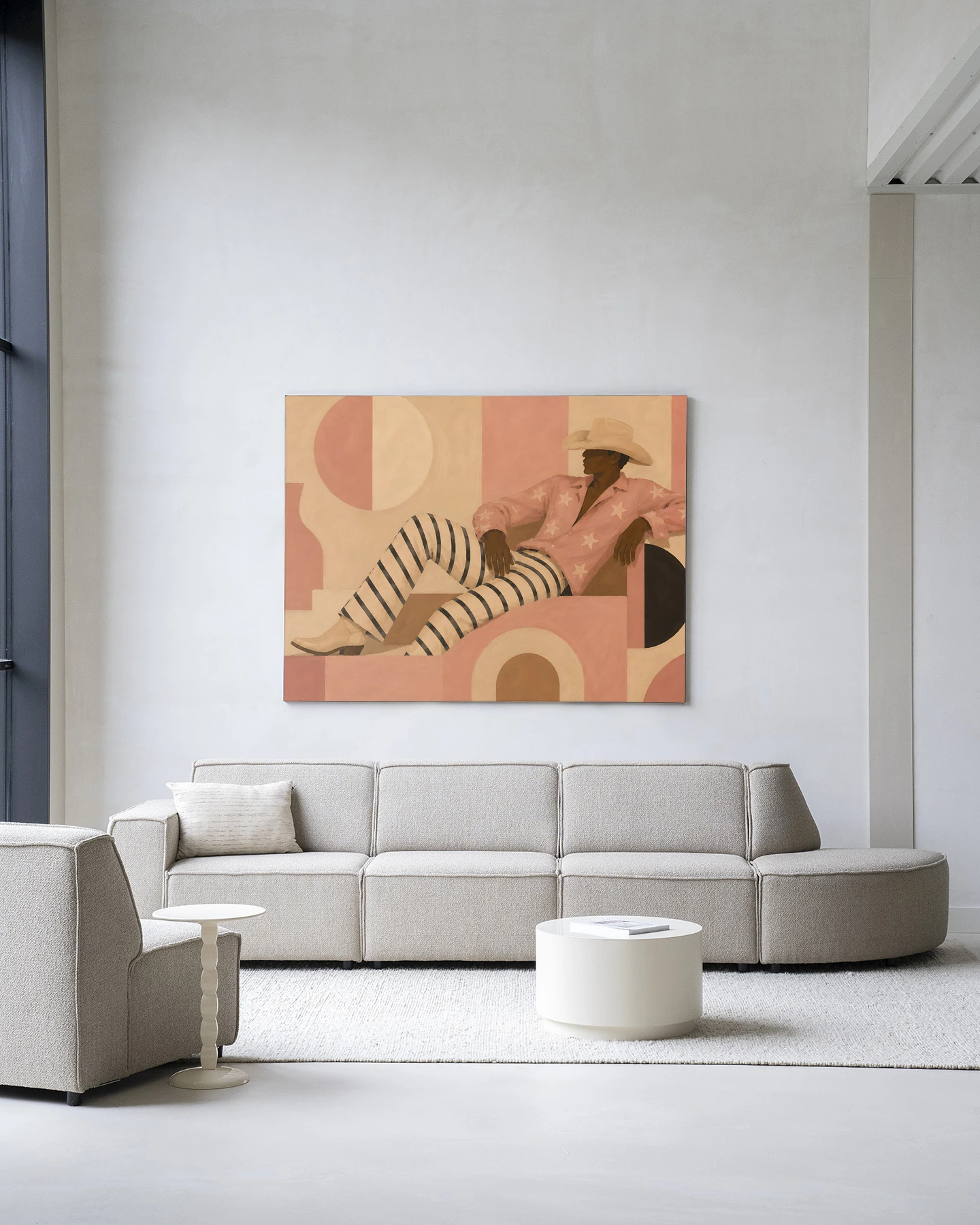 Wall Hanging Pink Memphis - Urban Cotton