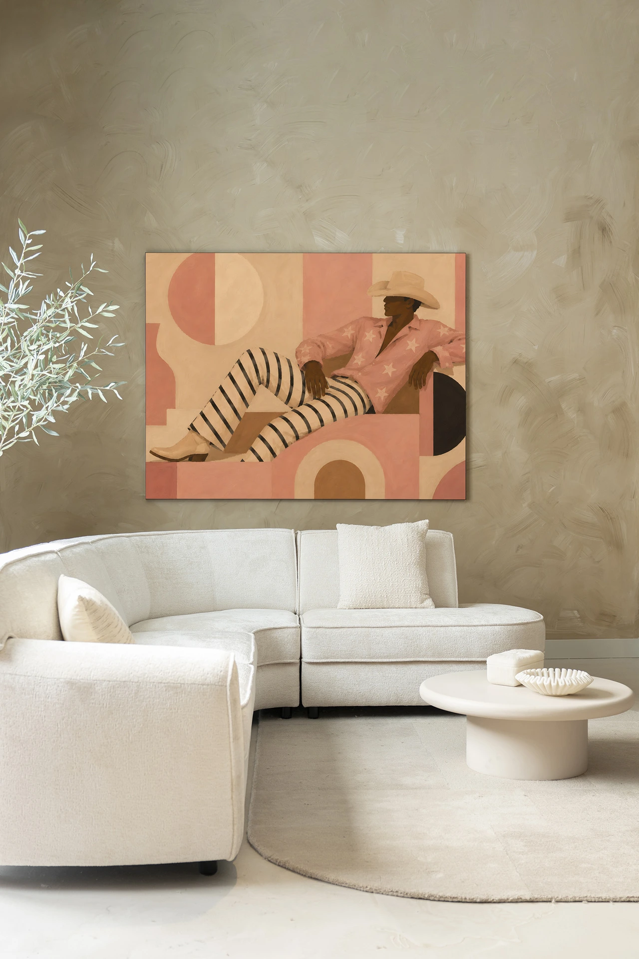 Wall Hanging Pink Memphis - Urban Cotton