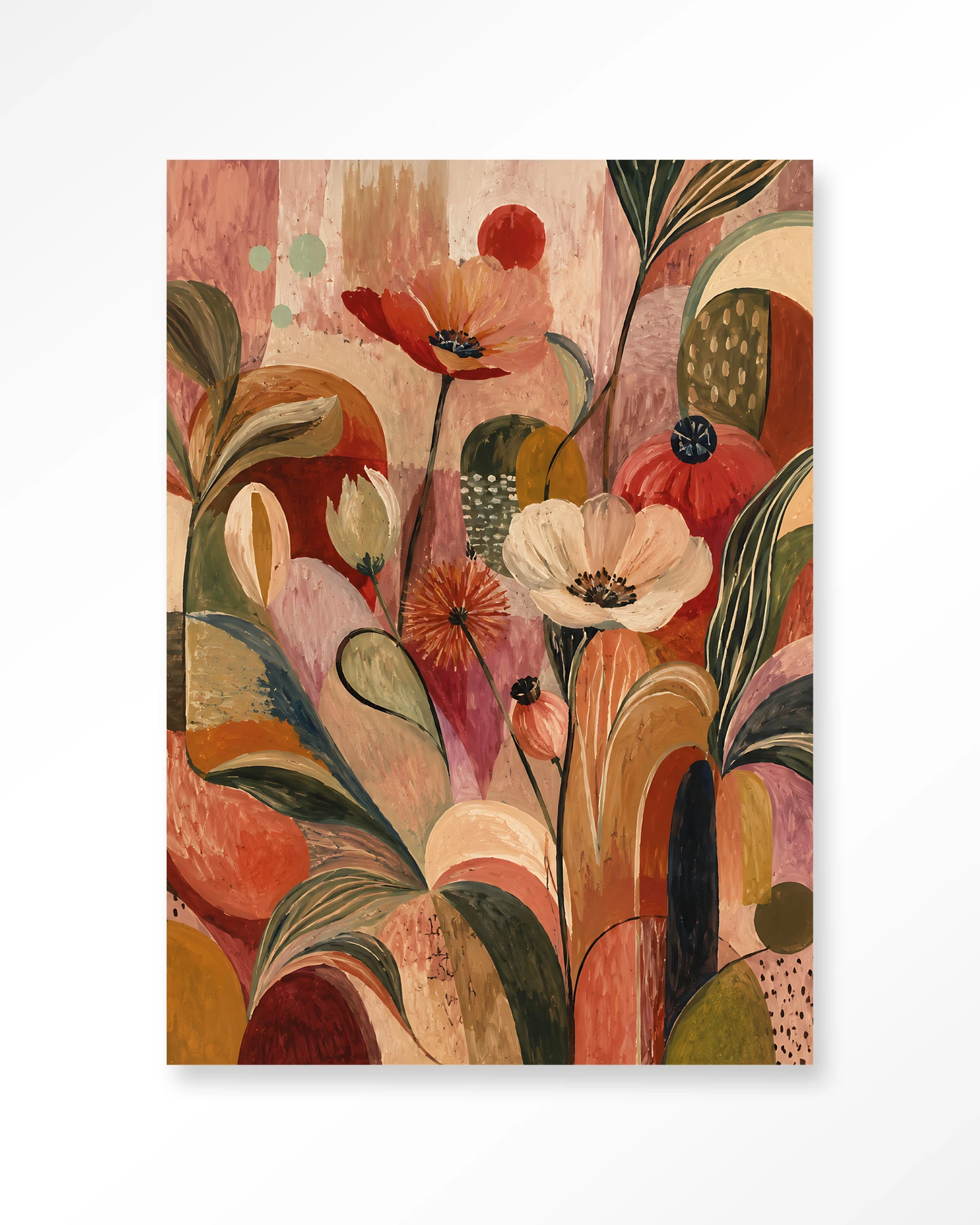 Wall Hanging Wild Bloom Red - Urban Cotton (Colorful)