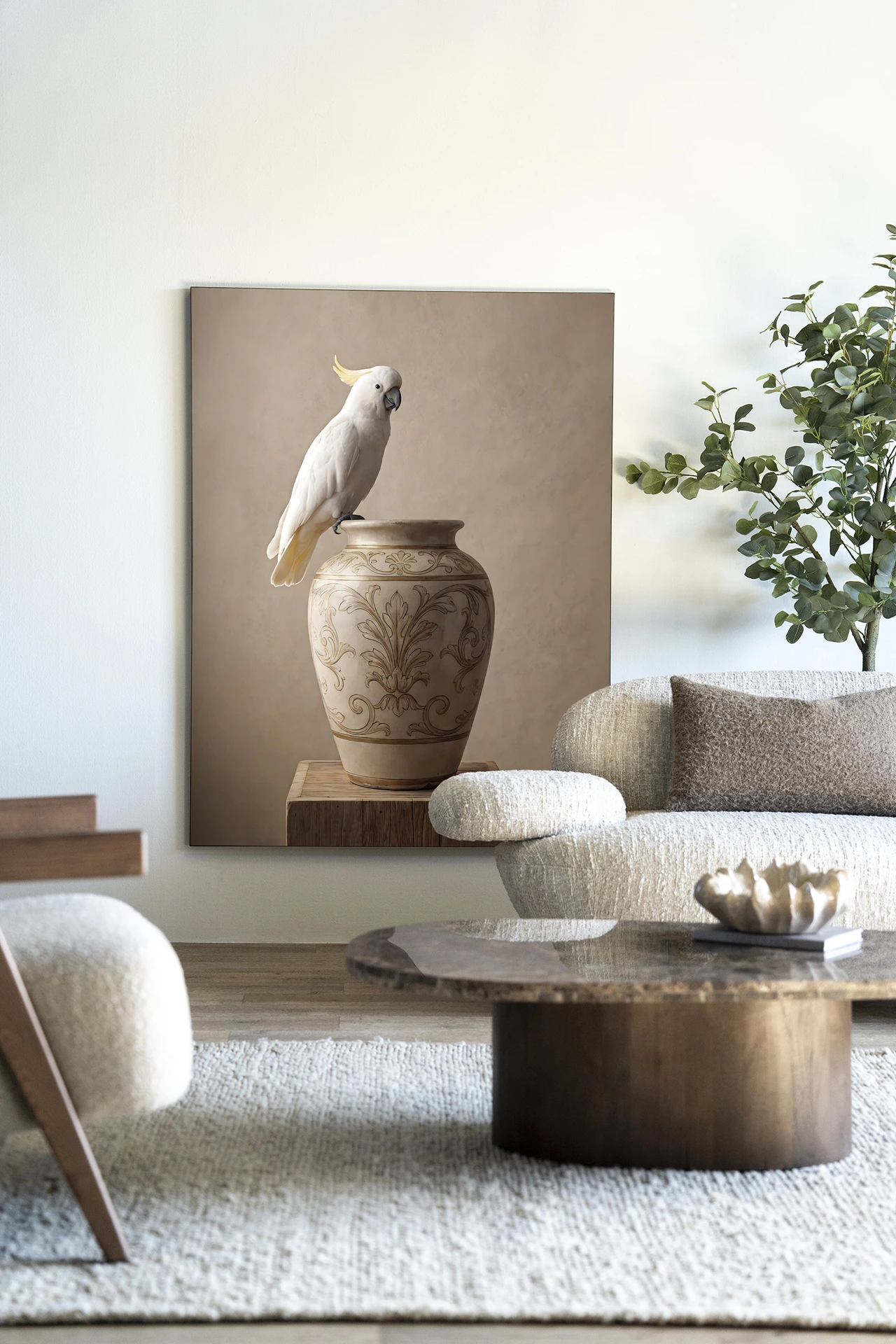Wall Hanging Ivory Bird - Urban Cotton