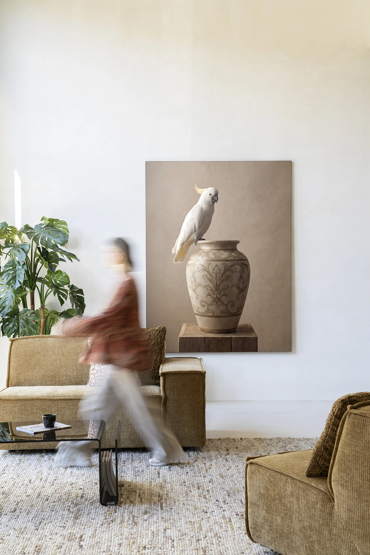 Wall Hanging Ivory Bird - Urban Cotton