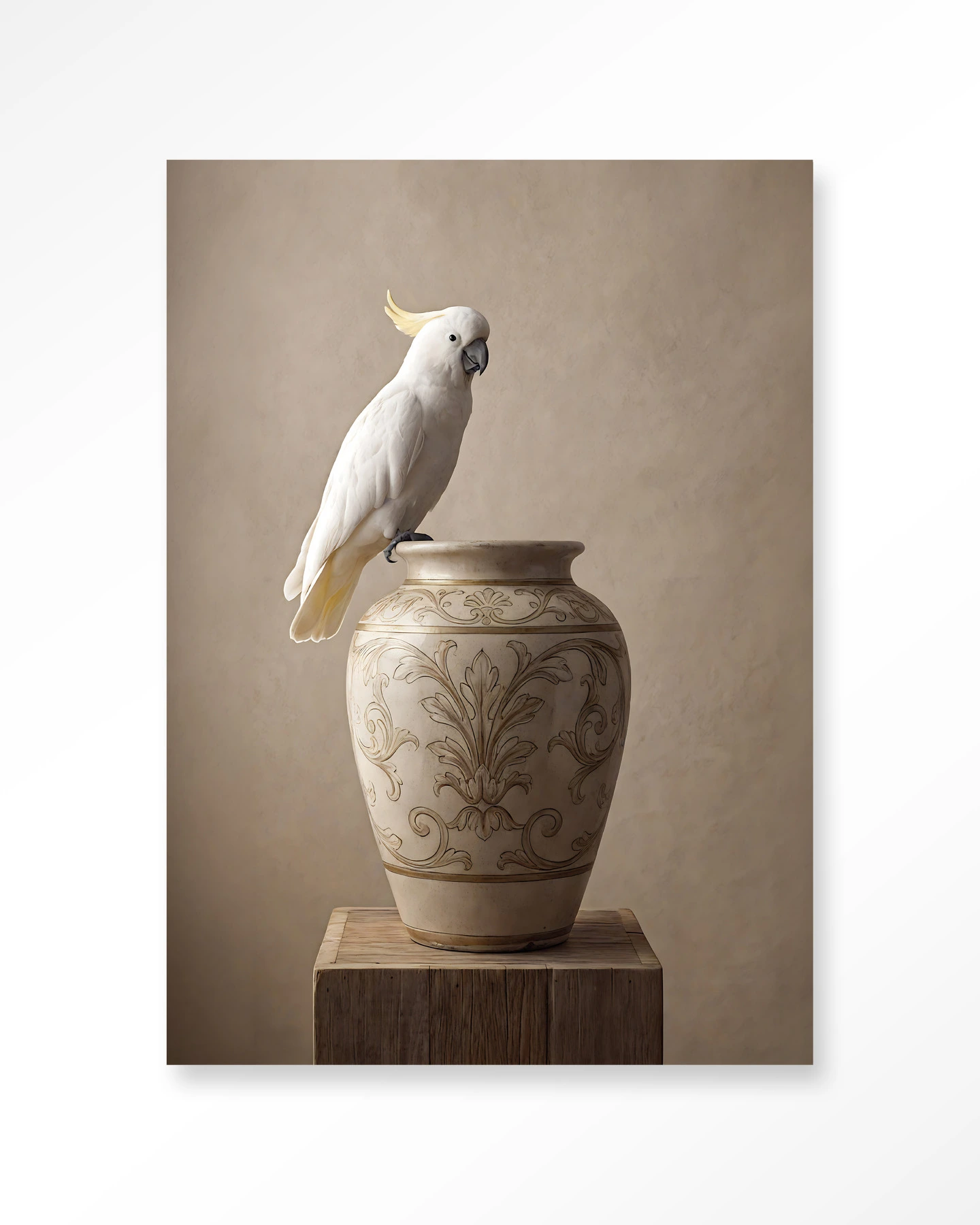 Wall Hanging Ivory Bird - Urban Cotton - Urban Cotton