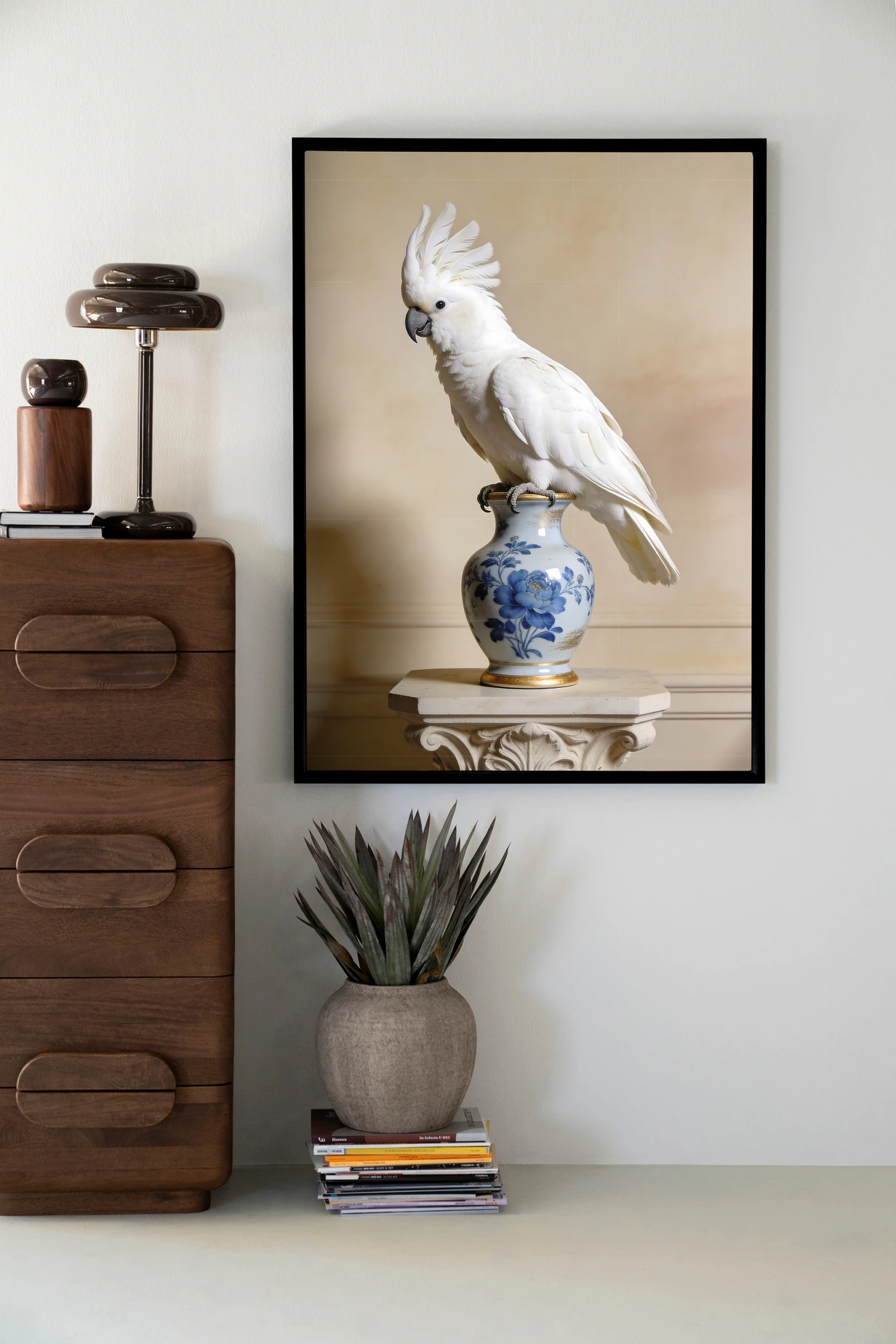 Wall Hanging Pearl Parrot - Urban Cotton