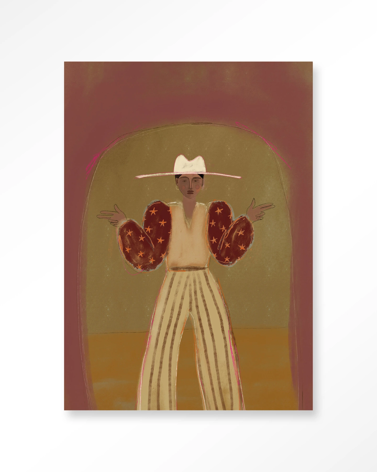 Wall Hanging Pieuw Pieuw Burgundy - Urban Cotton - Urban Cotton