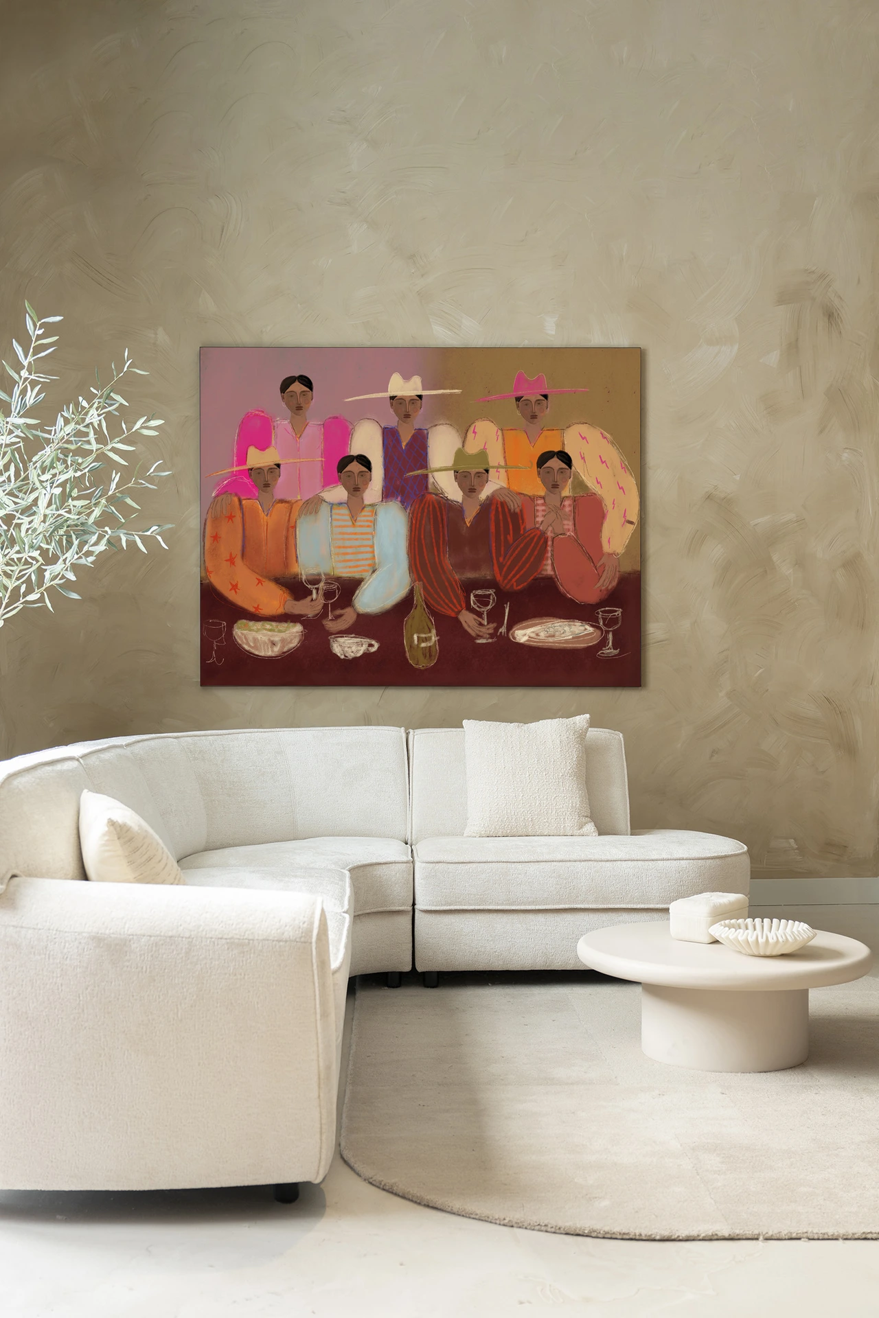 Wandkleed The Dinner Club - Urban Cotton