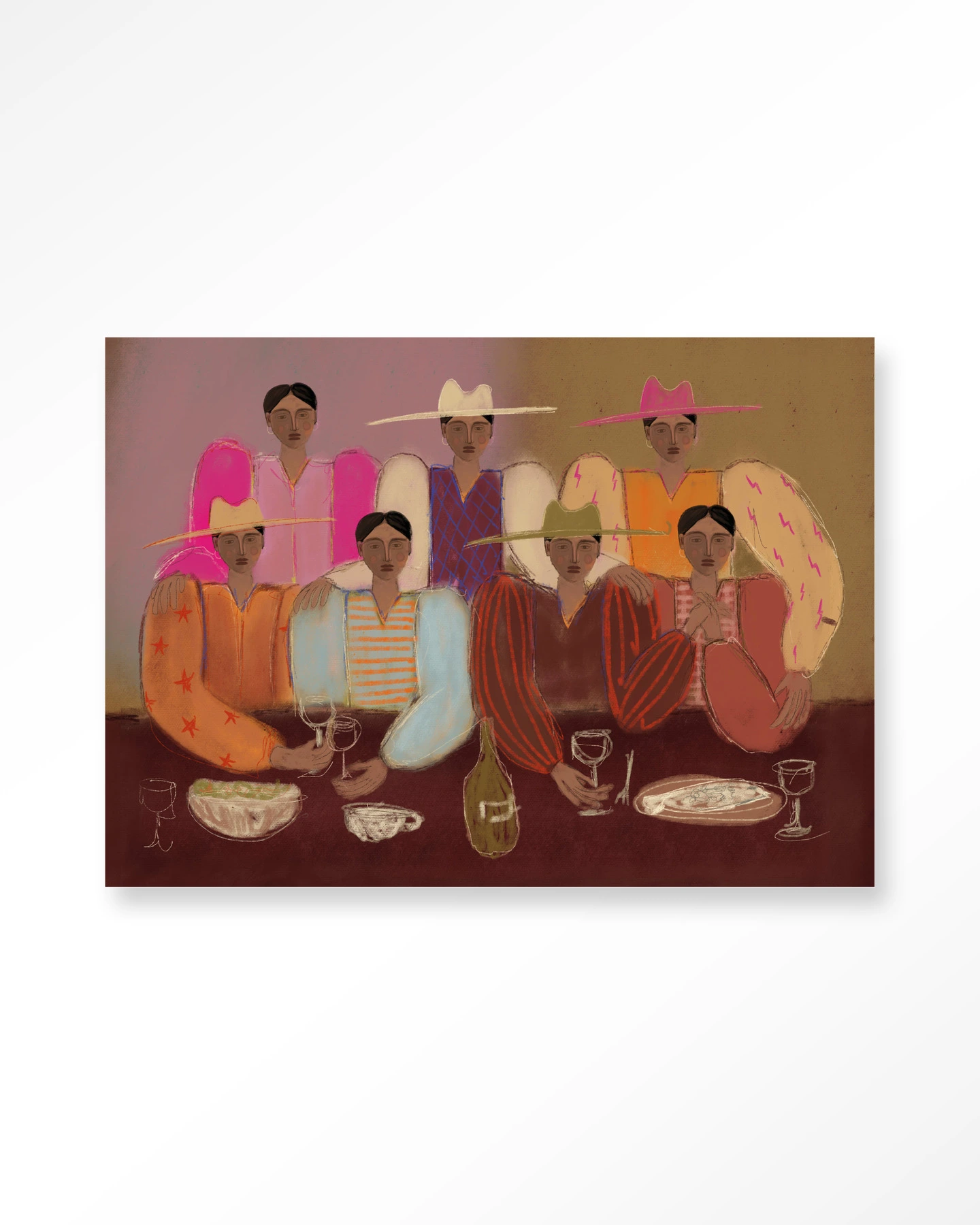 Wandkleed The Dinner Club - Urban Cotton - Urban Cotton