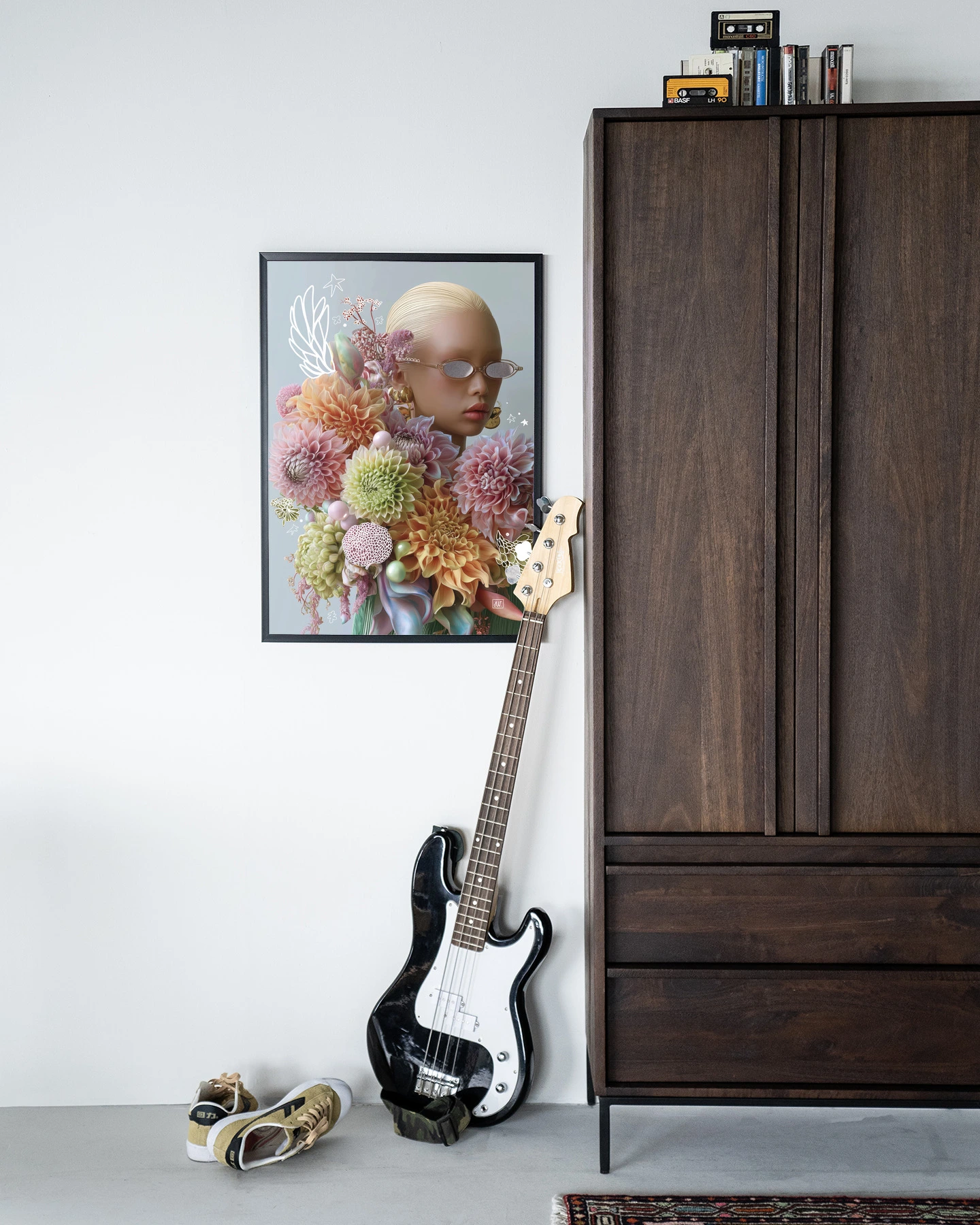 Wall Hanging Floral Eclectic - Urban Cotton