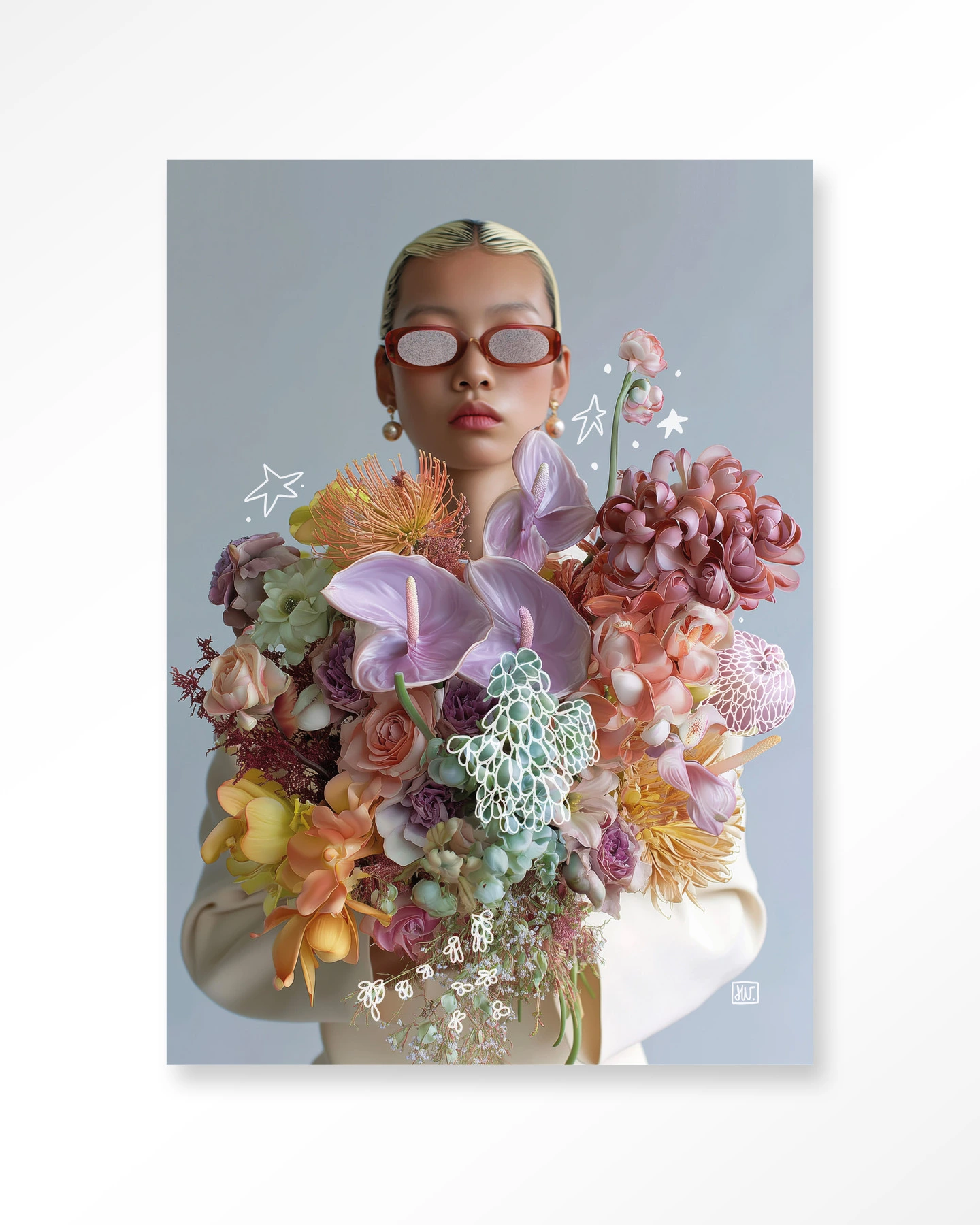 Wall Hanging Shades Of Petals - Urban Cotton - Urban Cotton