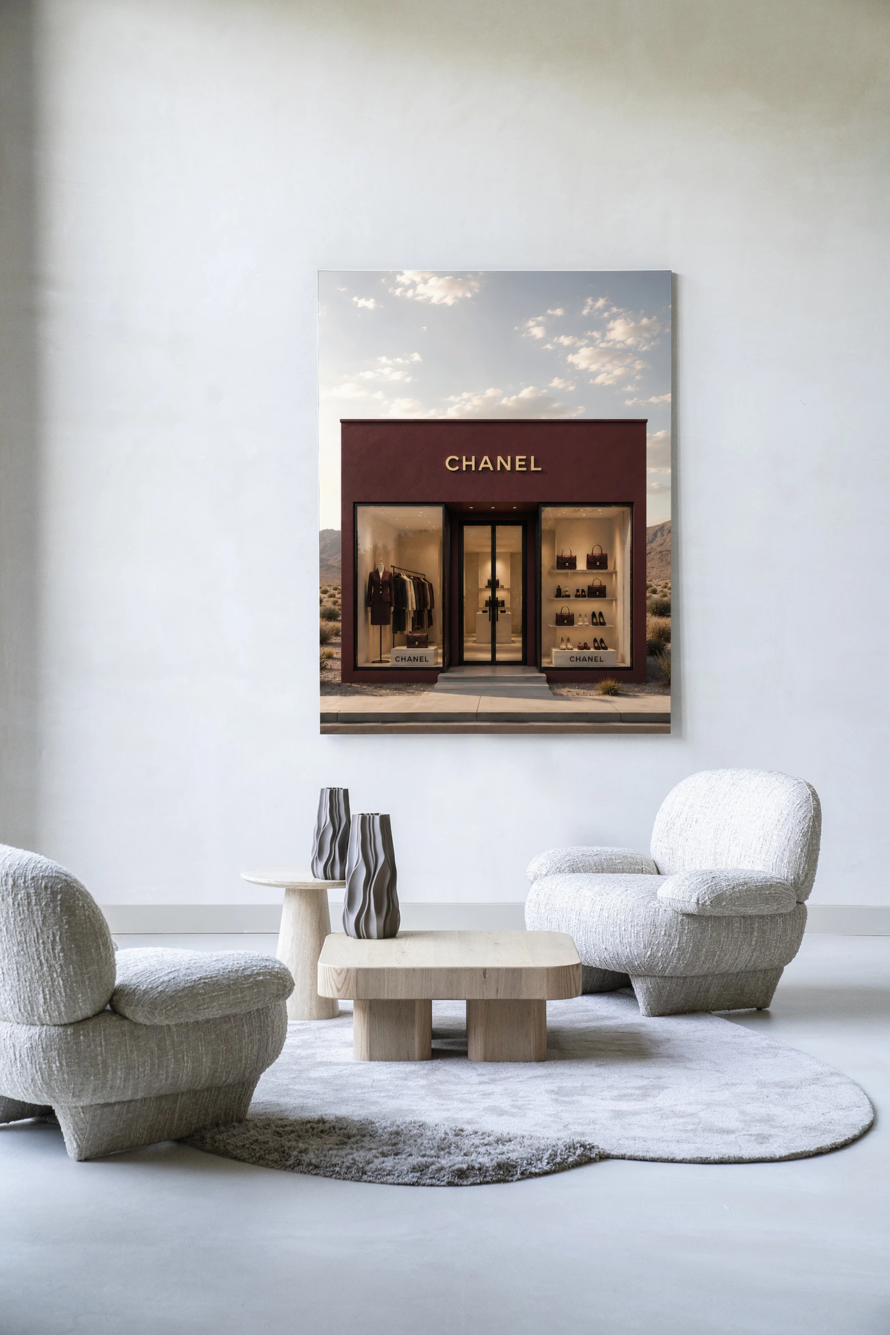 Wall Hanging Luxury Boutique Red - Urban Cotton