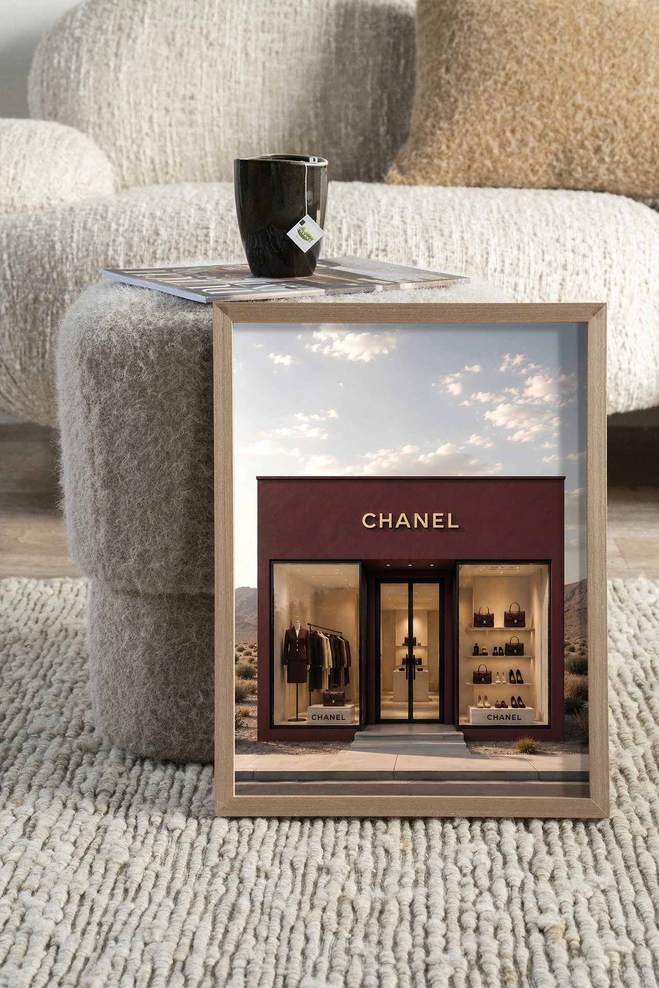 Wall Hanging Luxury Boutique Red - Urban Cotton