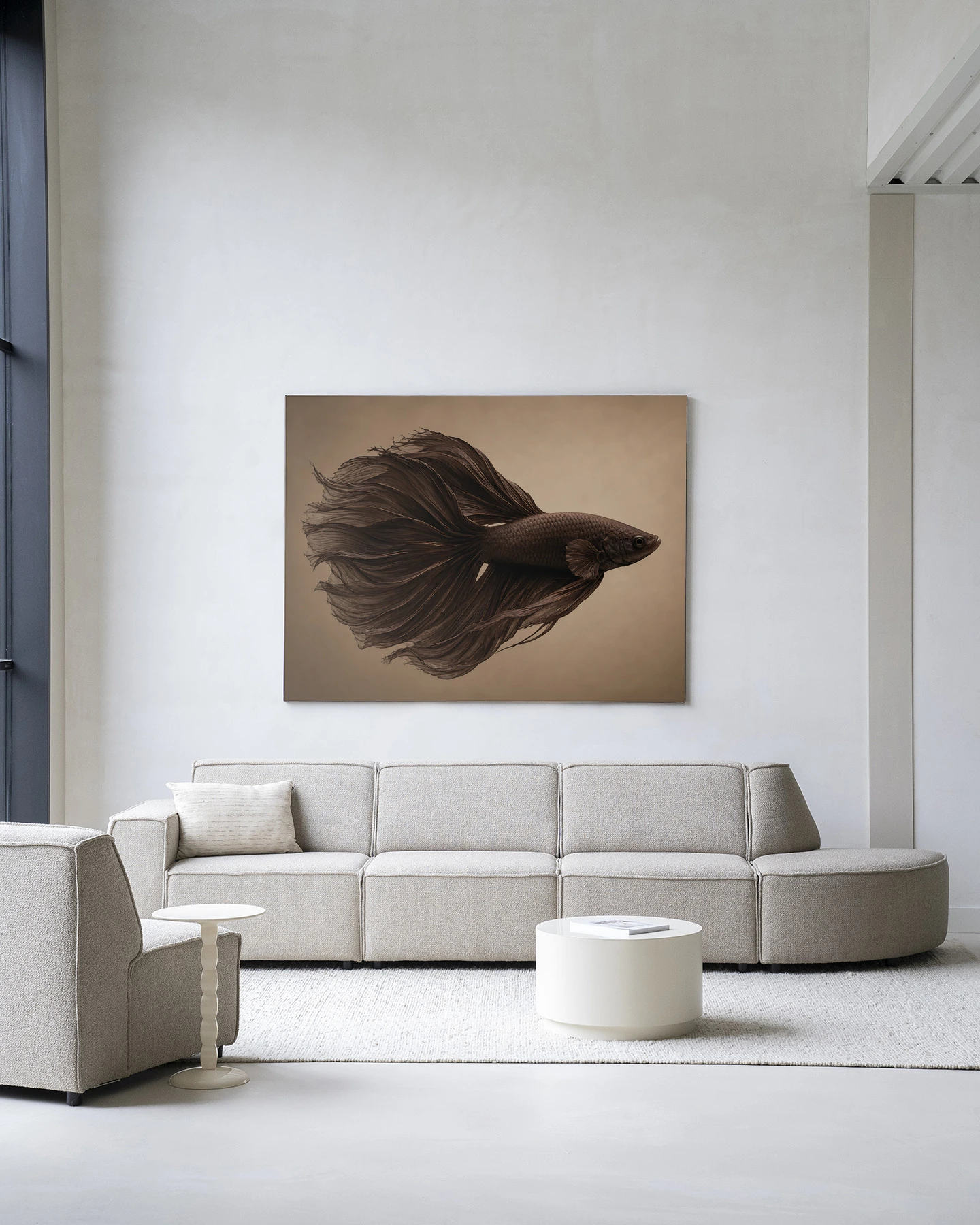 Wall Hanging Brown Fish - Urban Cotton