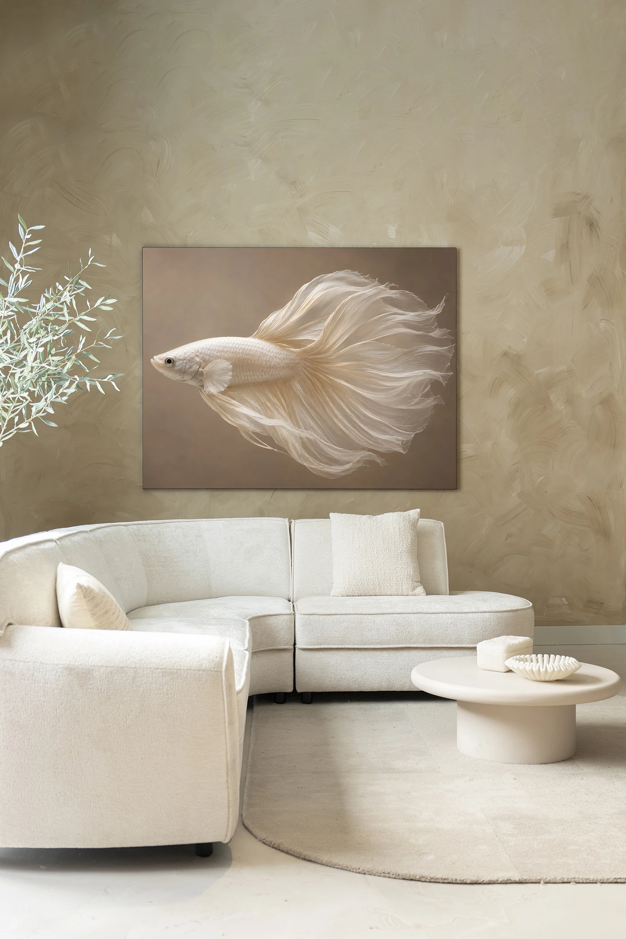 Wall Hanging Pearl Fish - Urban Cotton