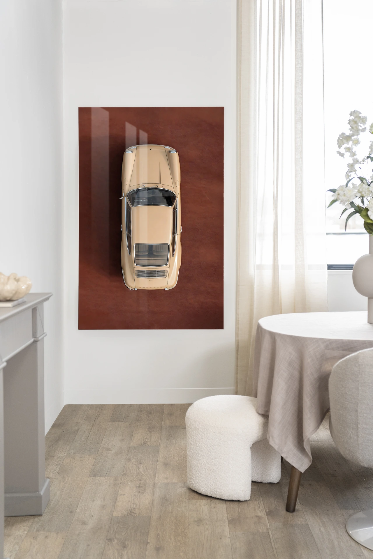 Wall Hanging Topview Porsche Beige - Urban Cotton