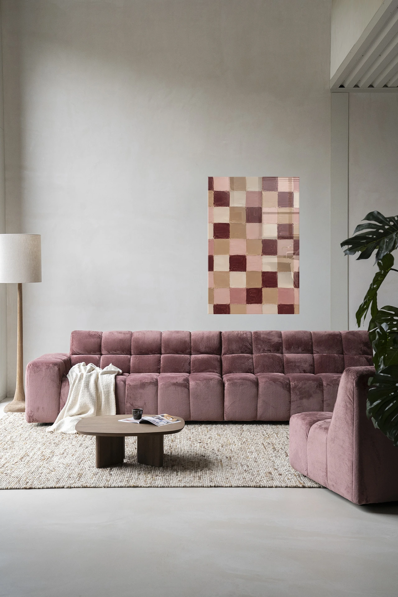 Wall Hanging Pink Blocks - Urban Cotton