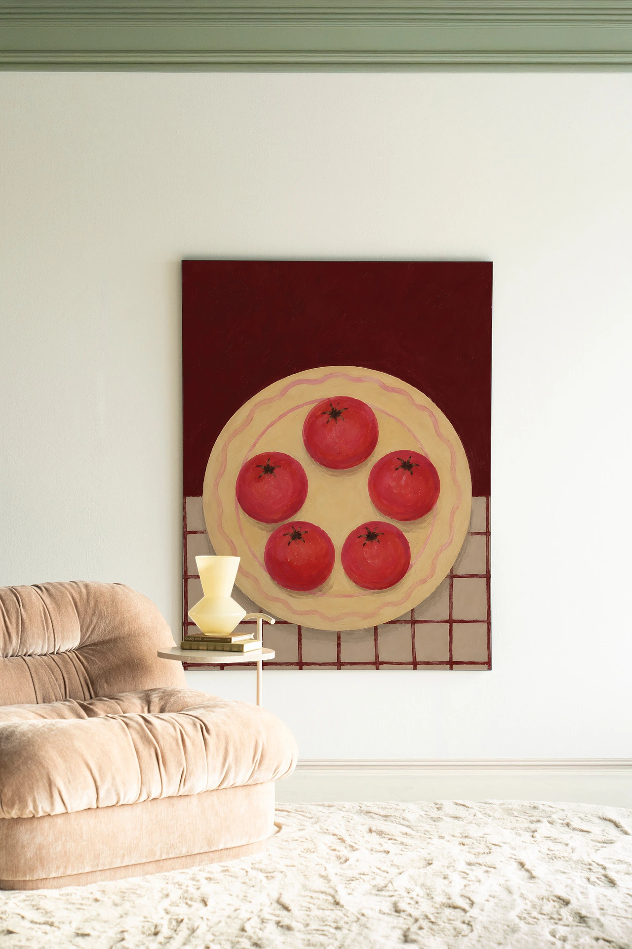 Wandtuch Tomatos On A Plate - Urban Cotton