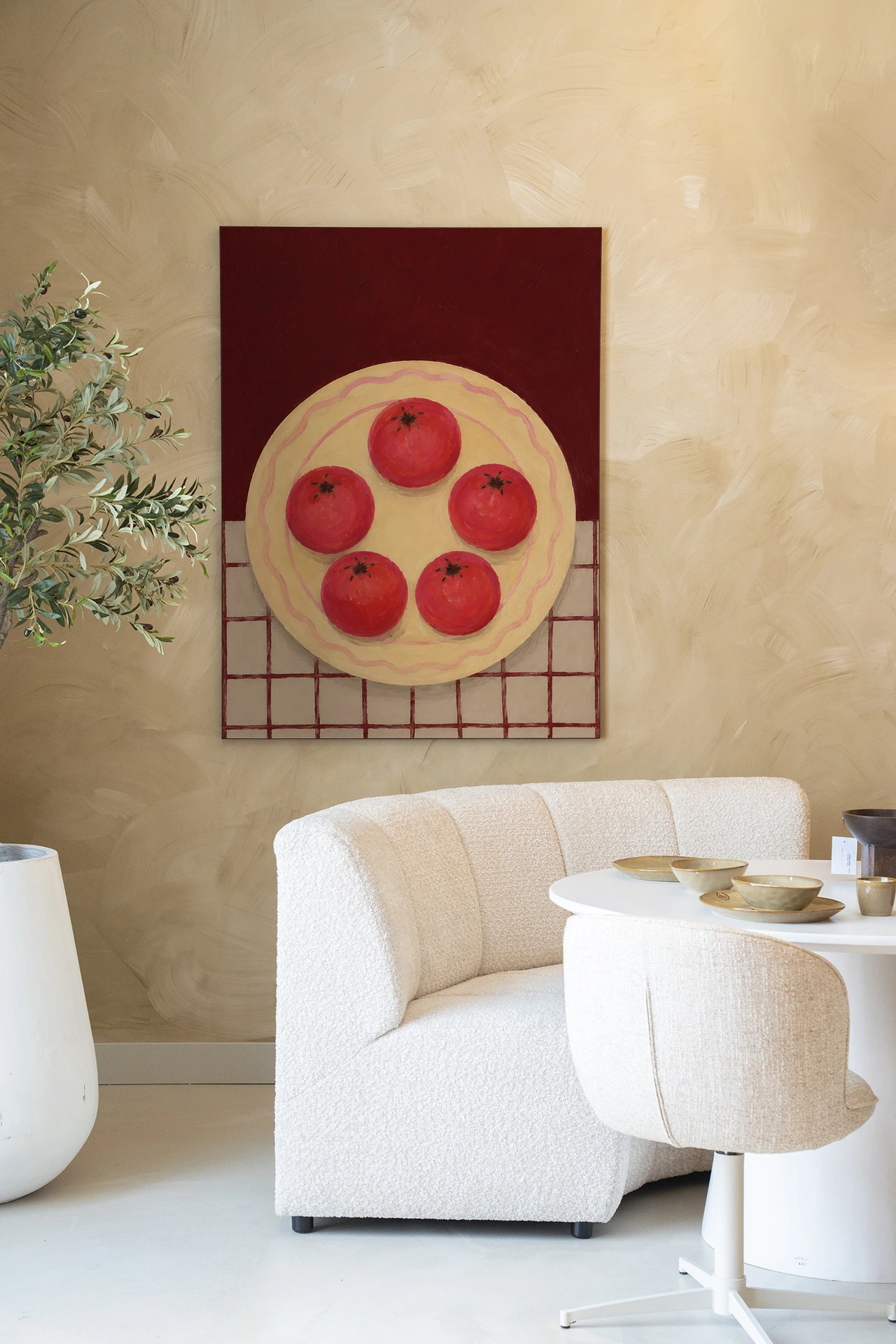 Wandtuch Tomatos On A Plate - Urban Cotton