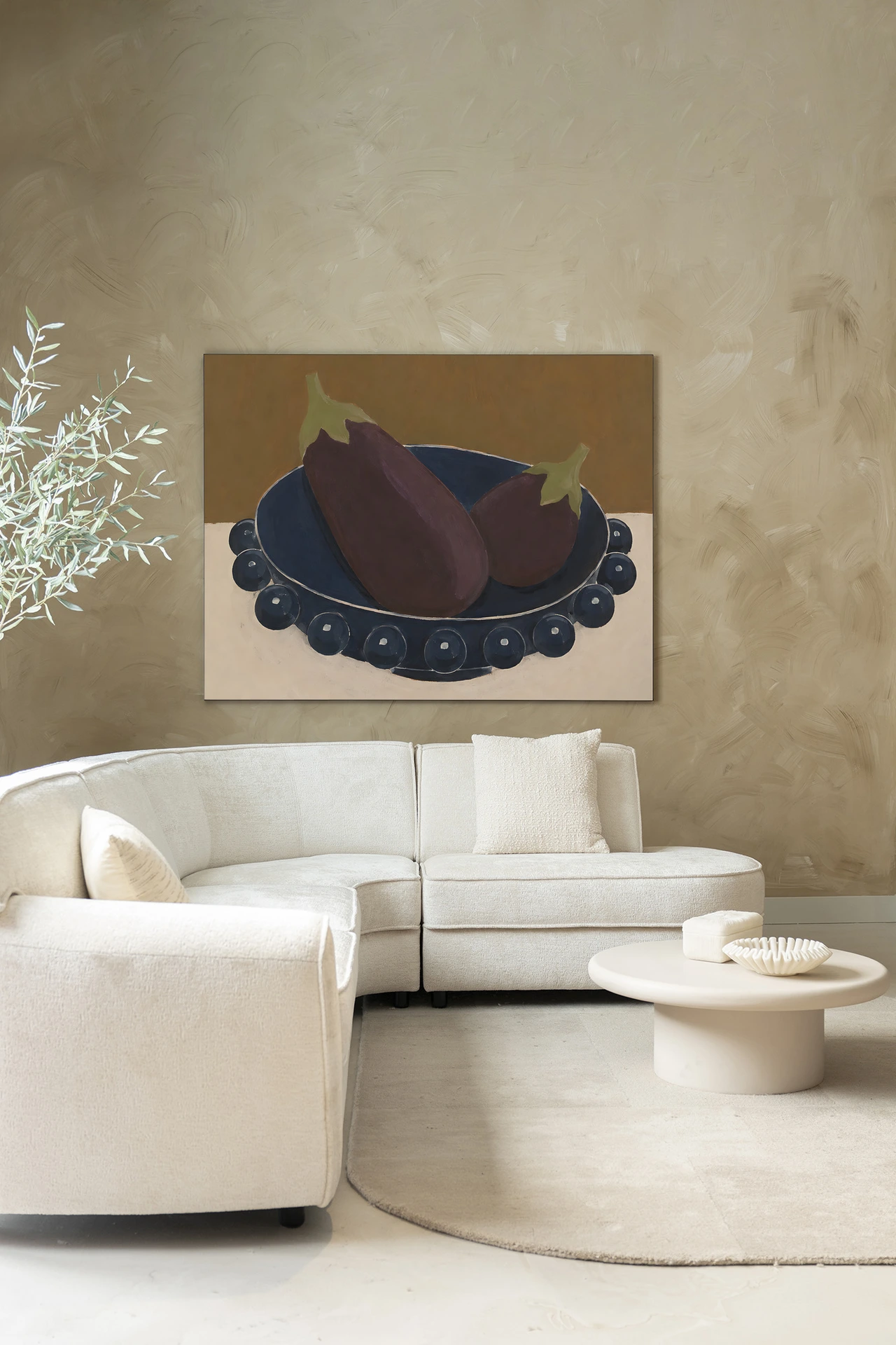 Wandtuch Eggplant Bowl - Urban Cotton