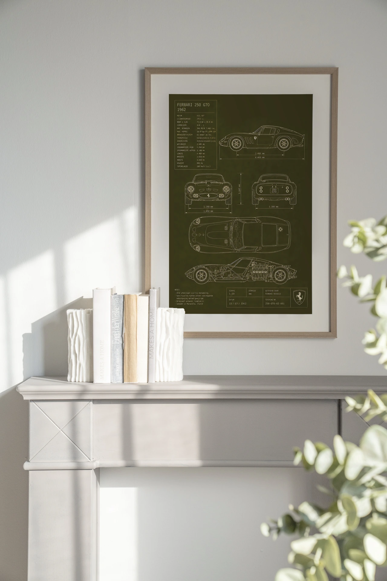 Wandtuch Green Print Ferrari - Urban Cotton