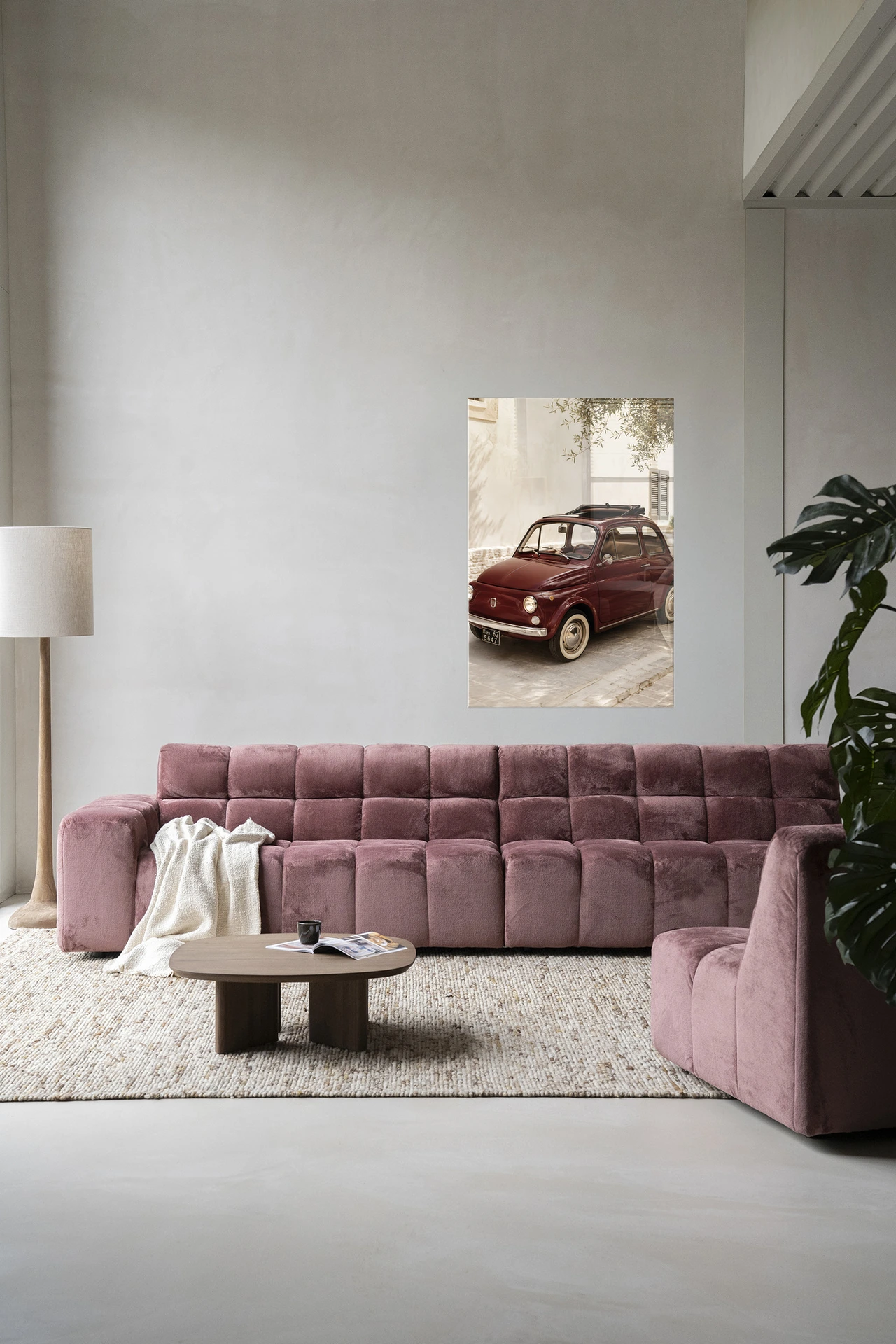 Wall Hanging Fiat Bambino Red - Urban Cotton