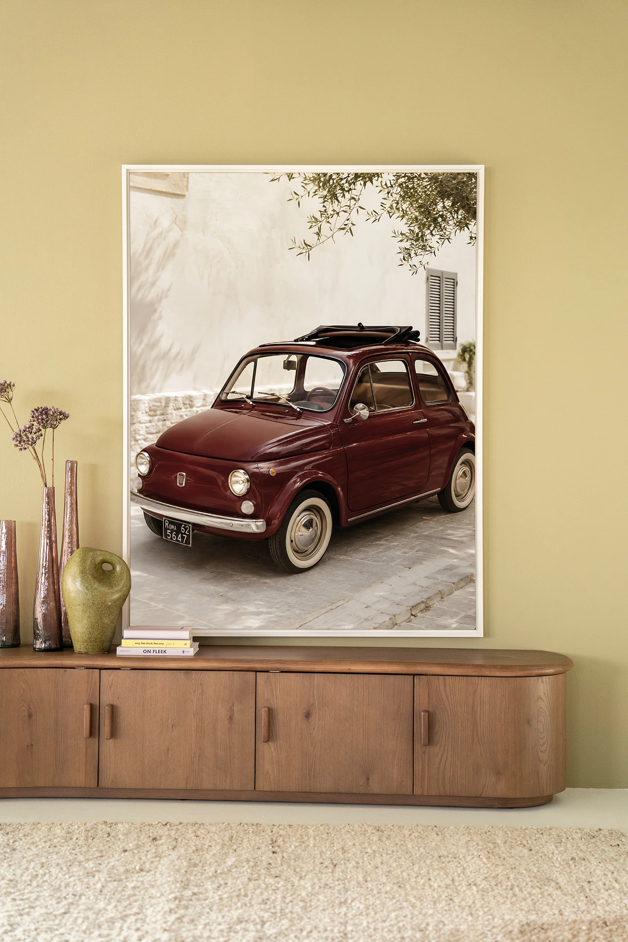 Wall Hanging Fiat Bambino Red - Urban Cotton