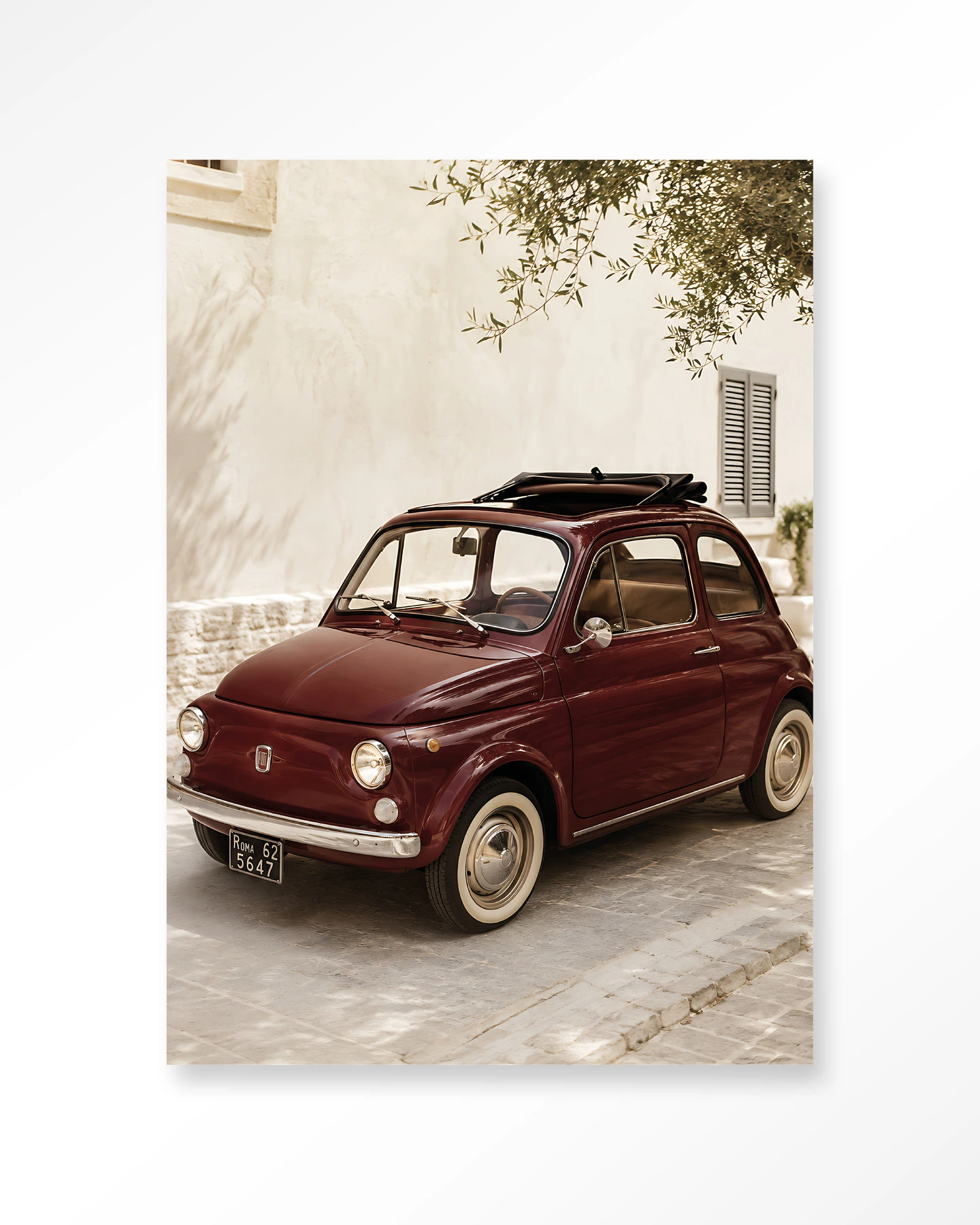 Wall Hanging Fiat Bambino Red - Urban Cotton - Urban Cotton