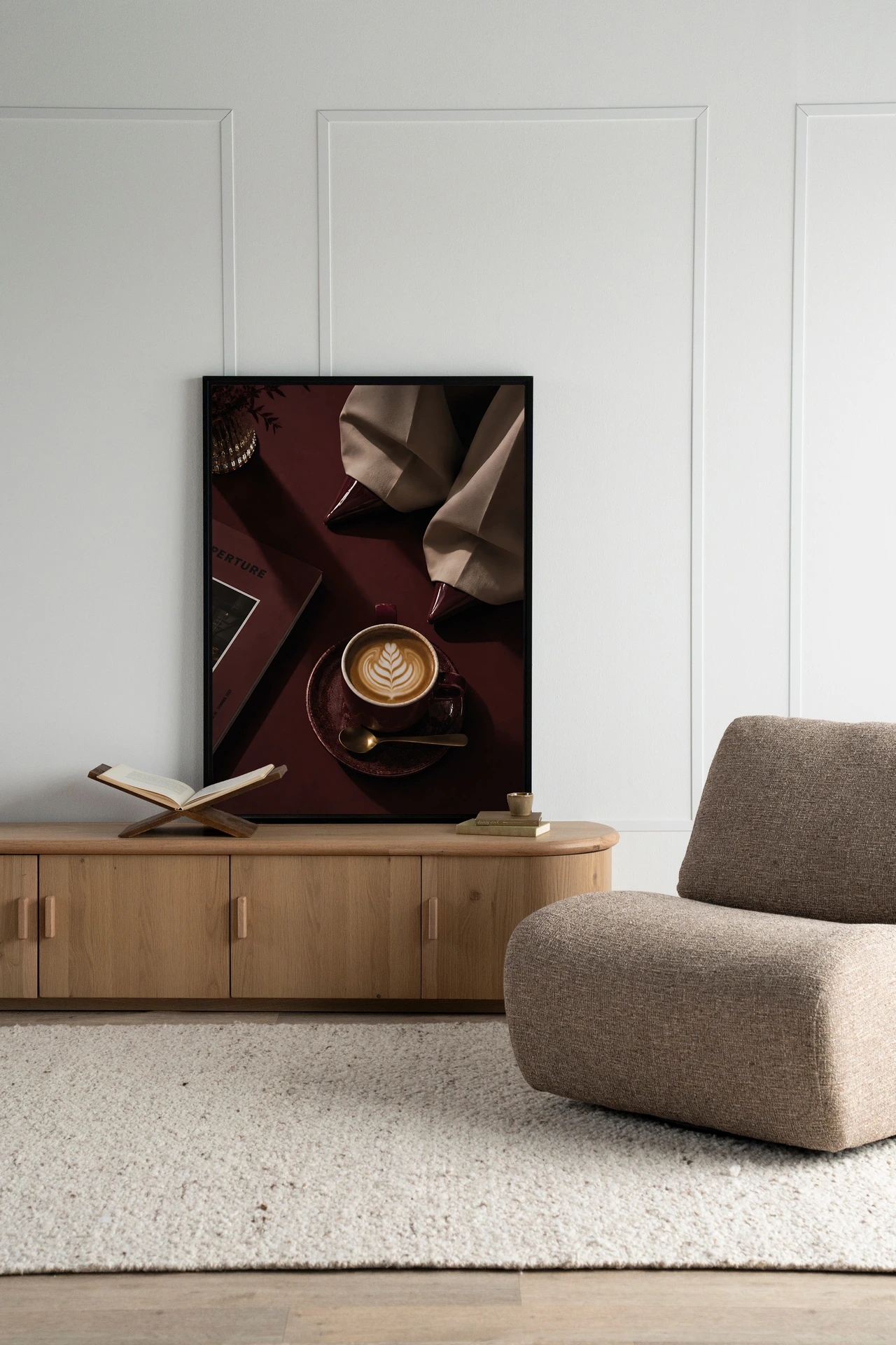 Wandtuch Coffee Time Red - Urban Cotton