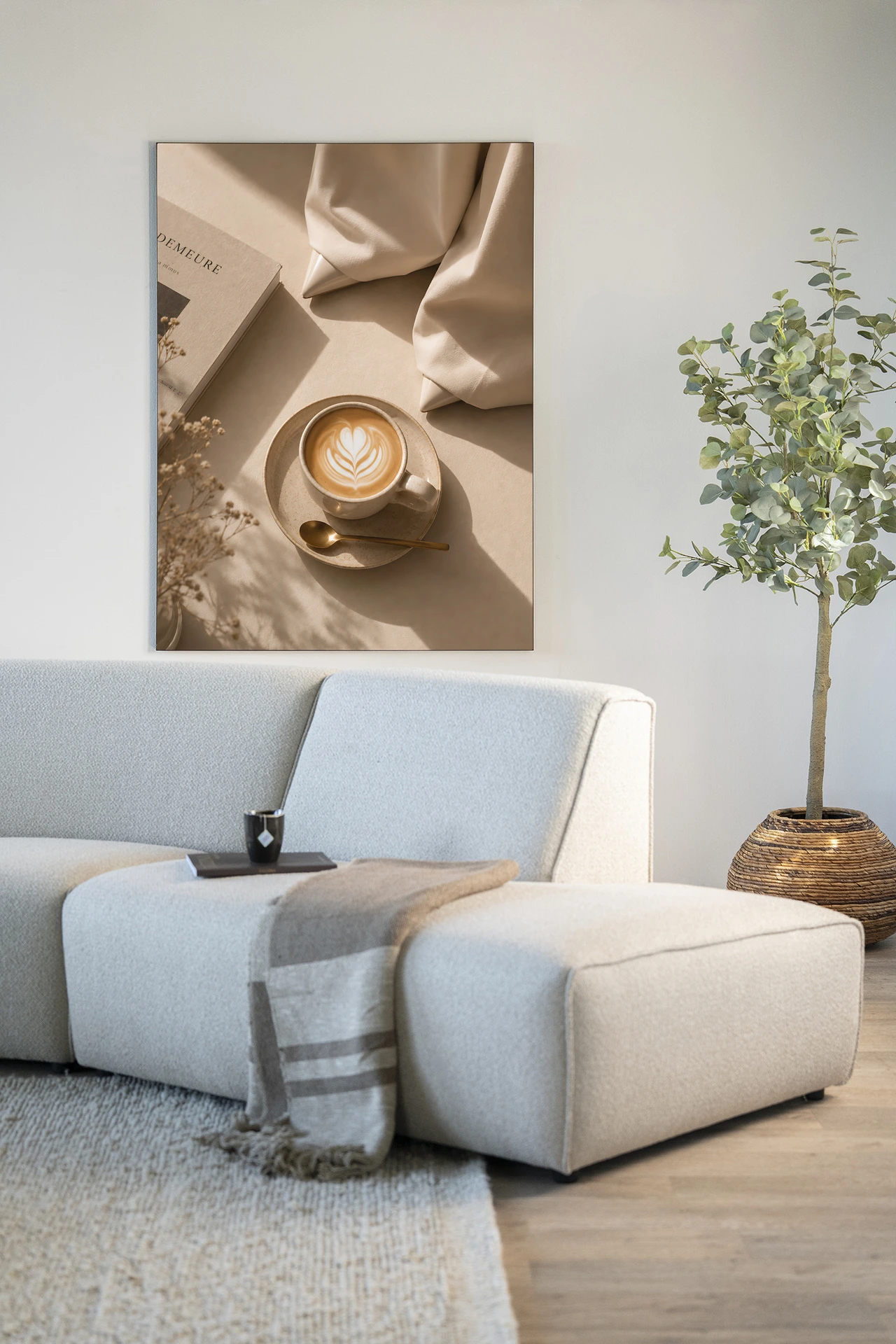 Wandtuch Coffee Time Creme - Urban Cotton