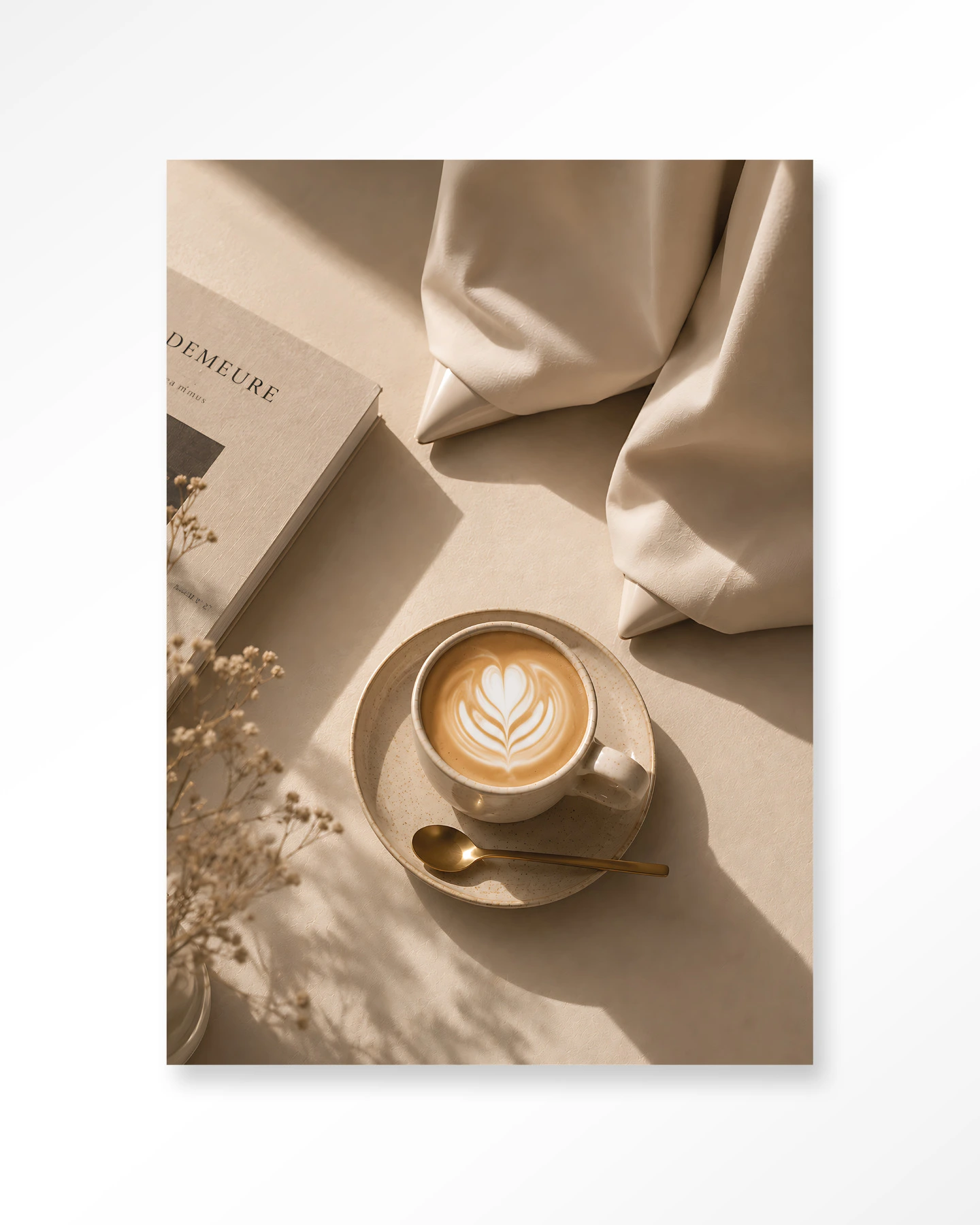 Wandtuch Coffee Time Creme - Urban Cotton - Urban Cotton