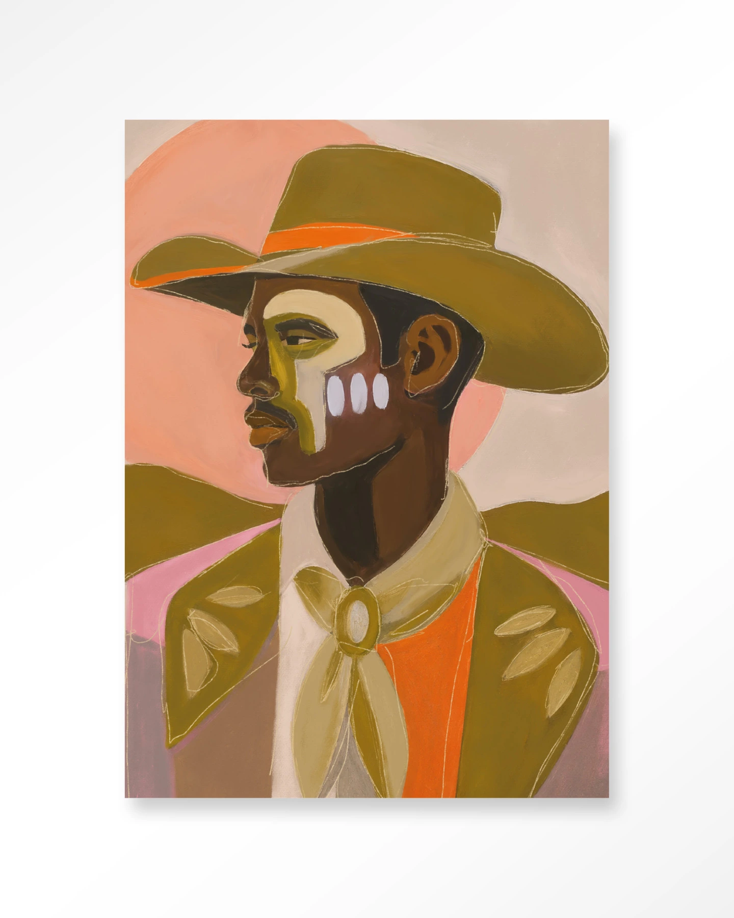 Wandtuch Western Day - Urban Cotton (Colorful)