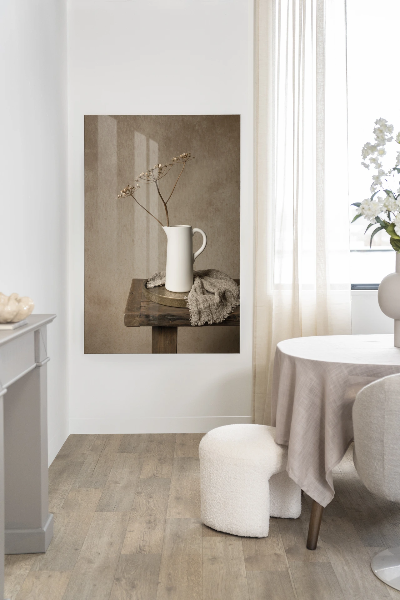 Wandtuch Dried Botanical Elegance - Urban Cotton