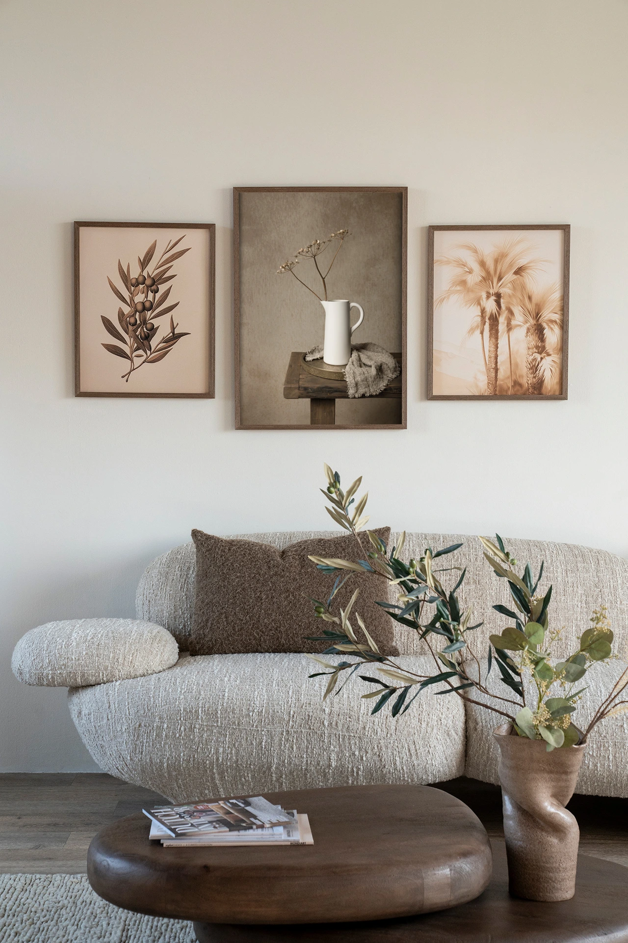 Wandtuch Dried Botanical Elegance - Urban Cotton