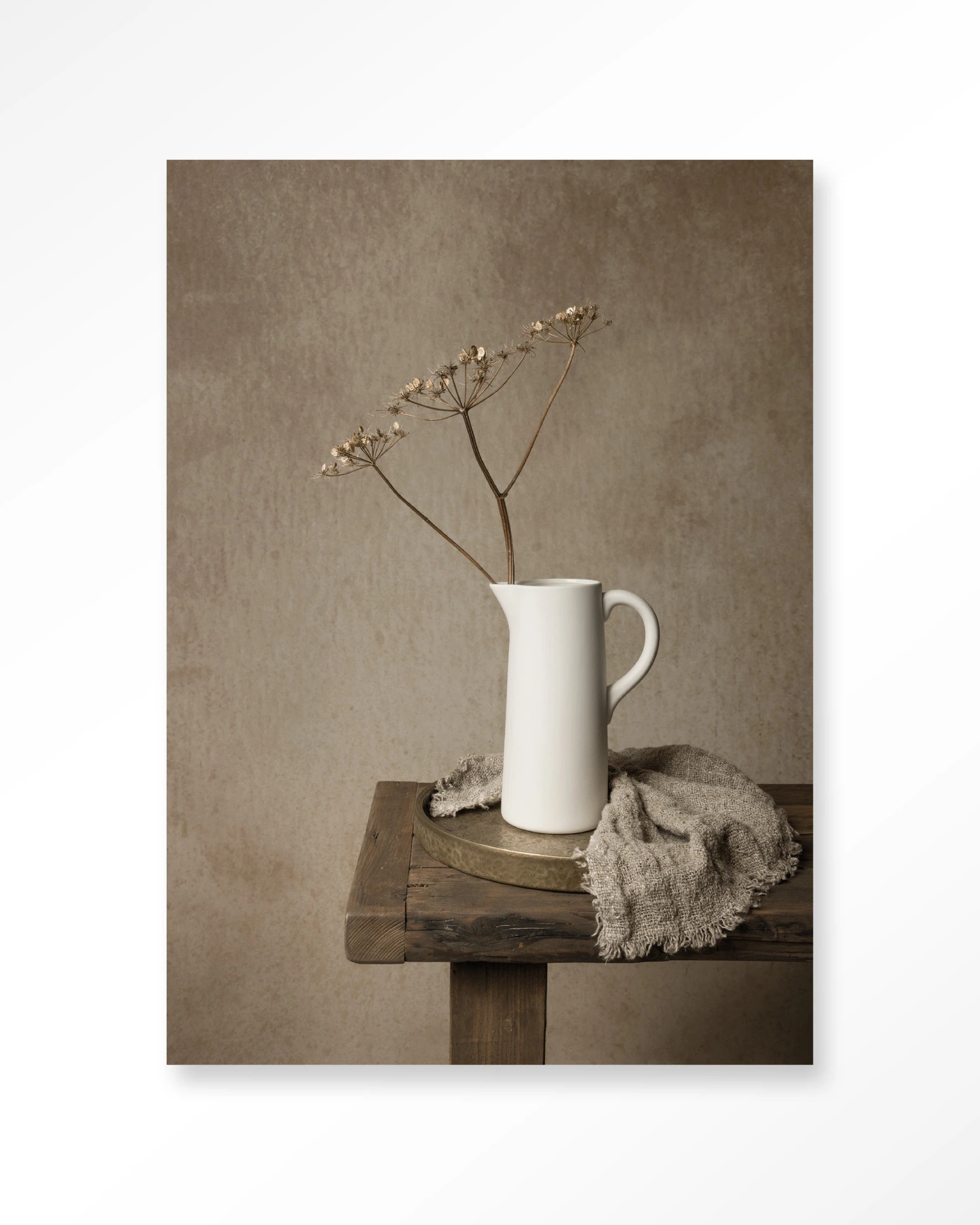 Wandtuch Dried Botanical Elegance - Urban Cotton - Urban Cotton