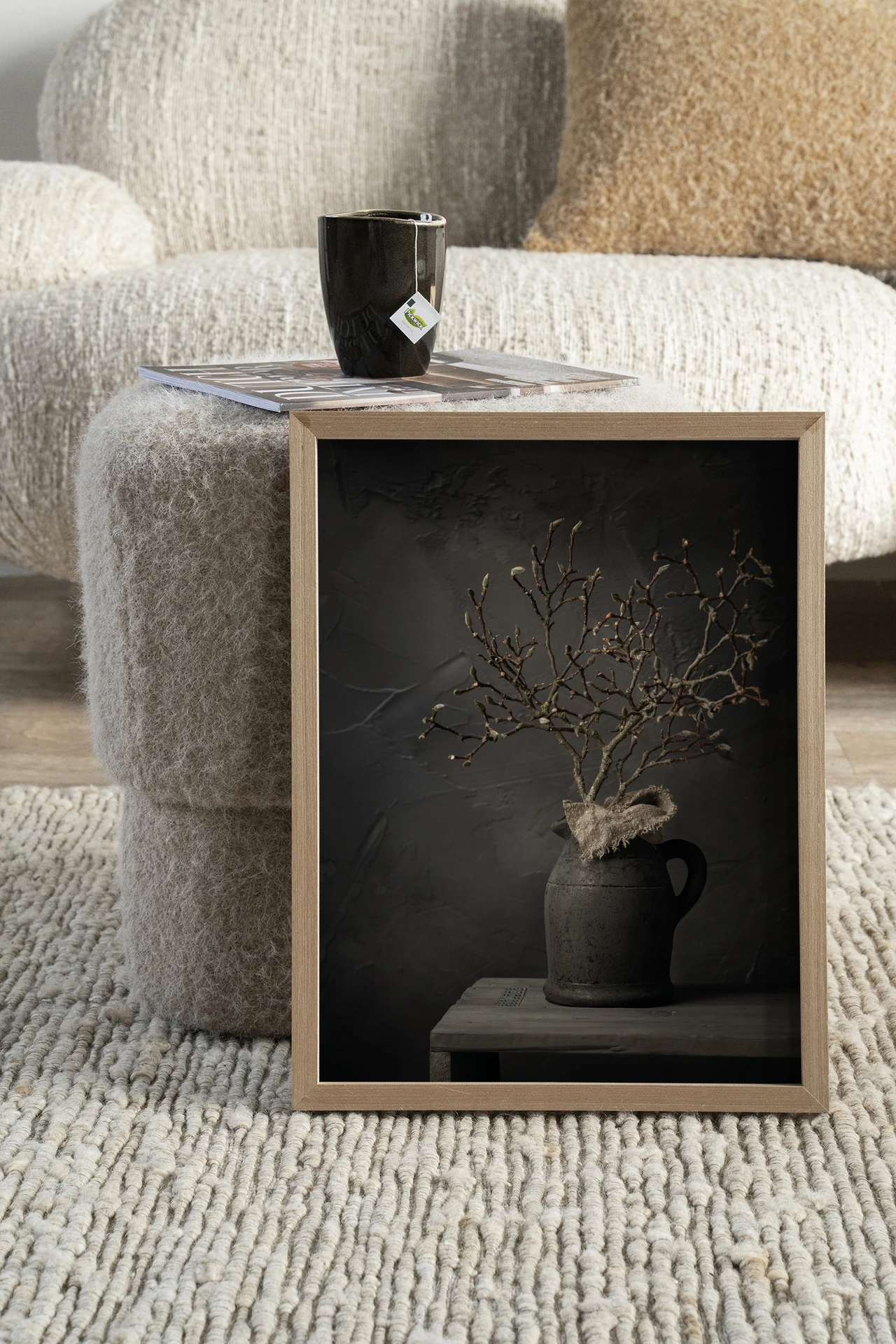 Wandtuch Rustic Magnolia Branch - Urban Cotton