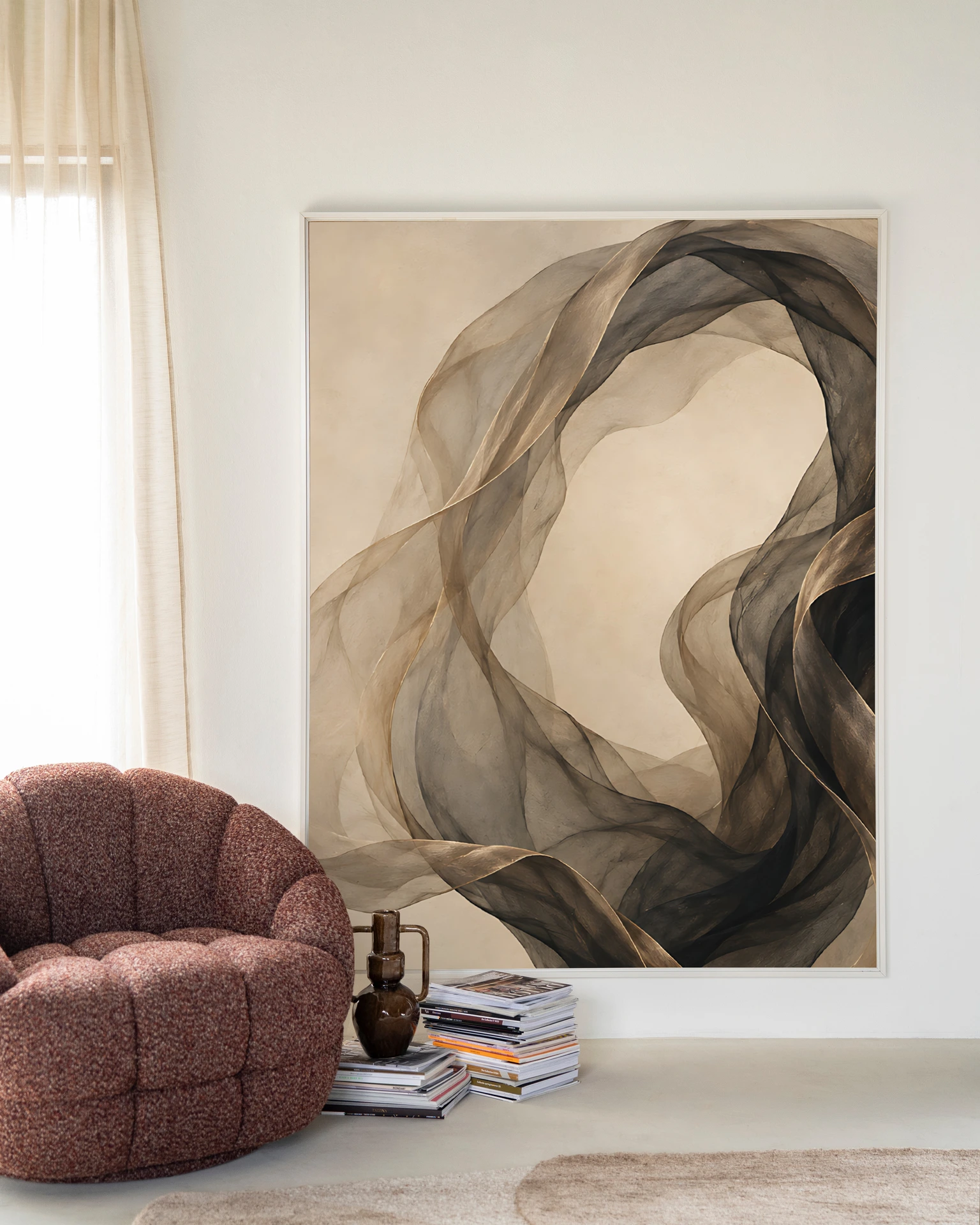Wandtuch Organic Flow - Urban Cotton