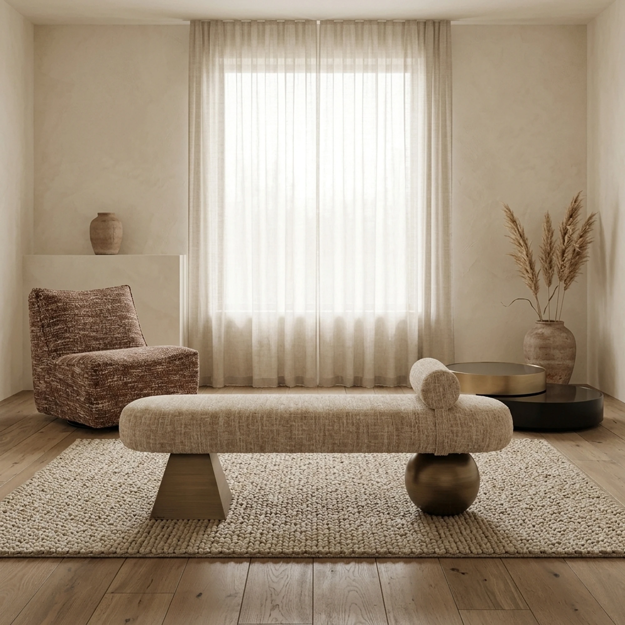Sofa Alexander Jones beige angora (Geneva) - Richmond Interiors