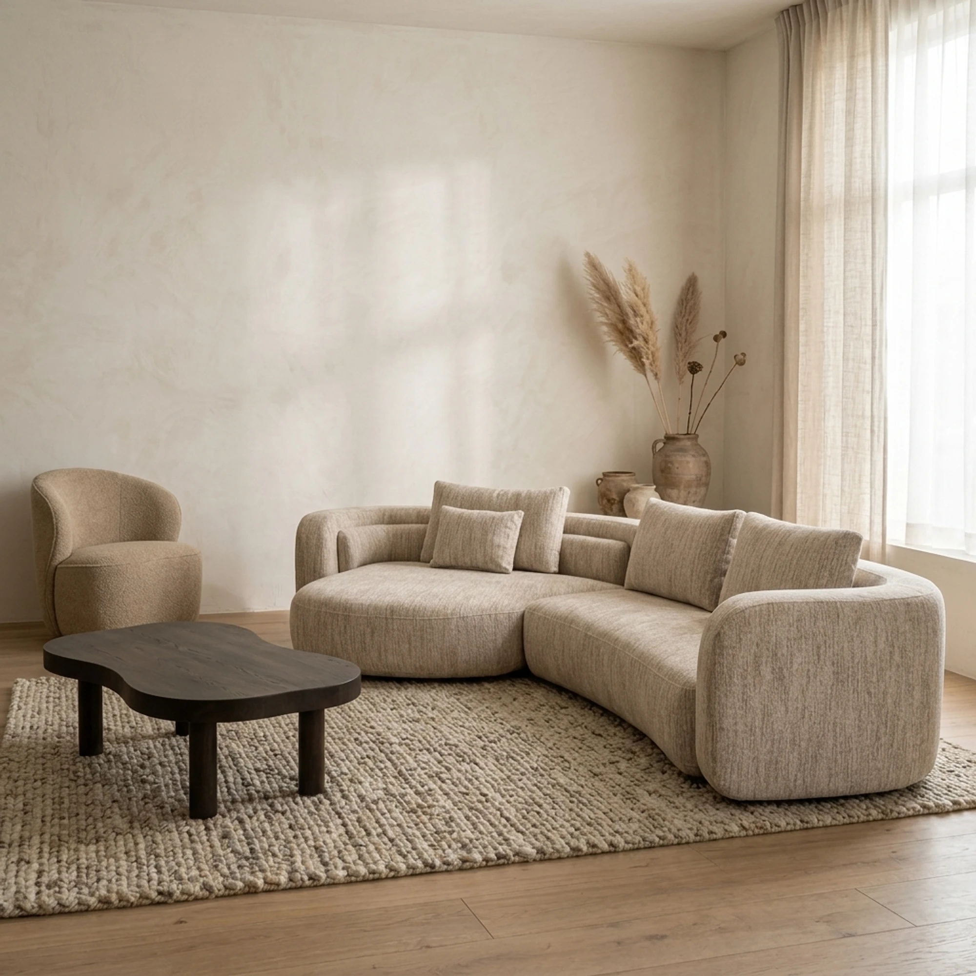 Bank Angusto natural softweave lounge links - Richmond Interiors