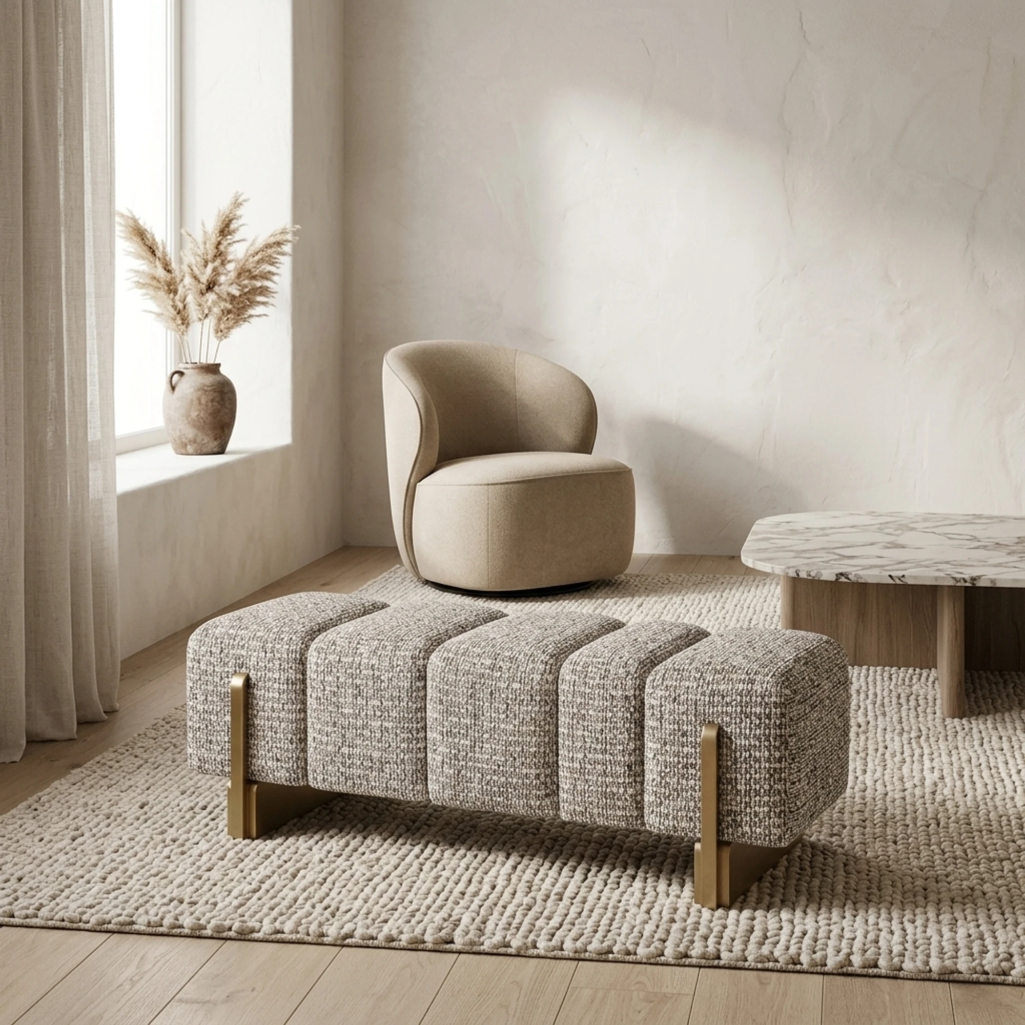 Bank Caleo Cobblestone - Richmond Interiors
